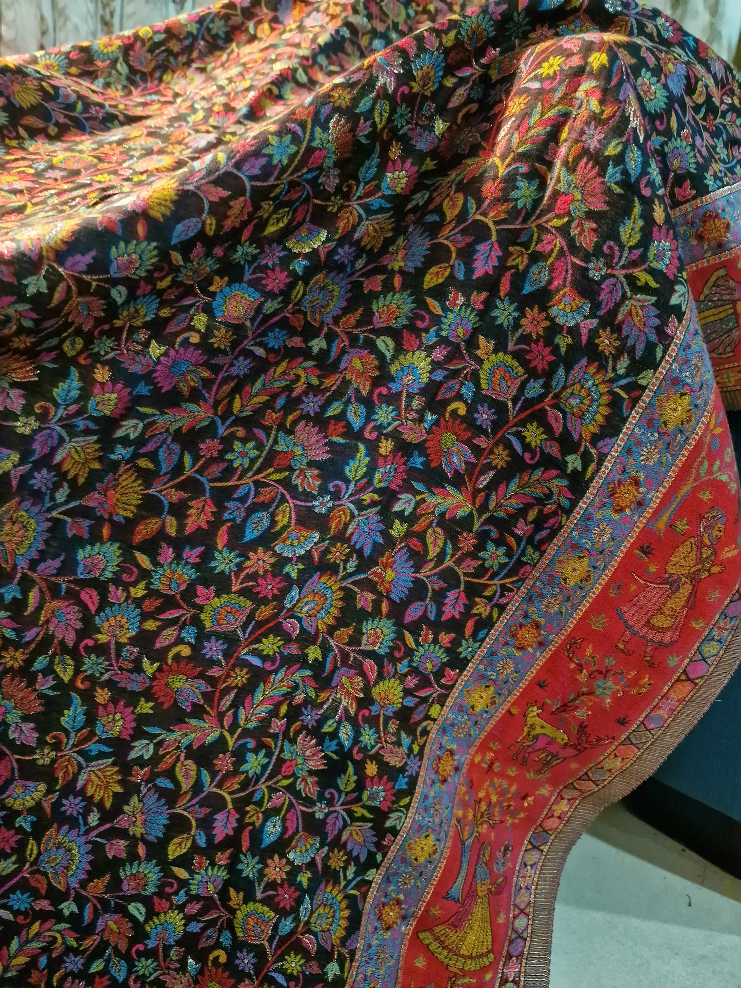 Sale..Kanni barat silk shawl