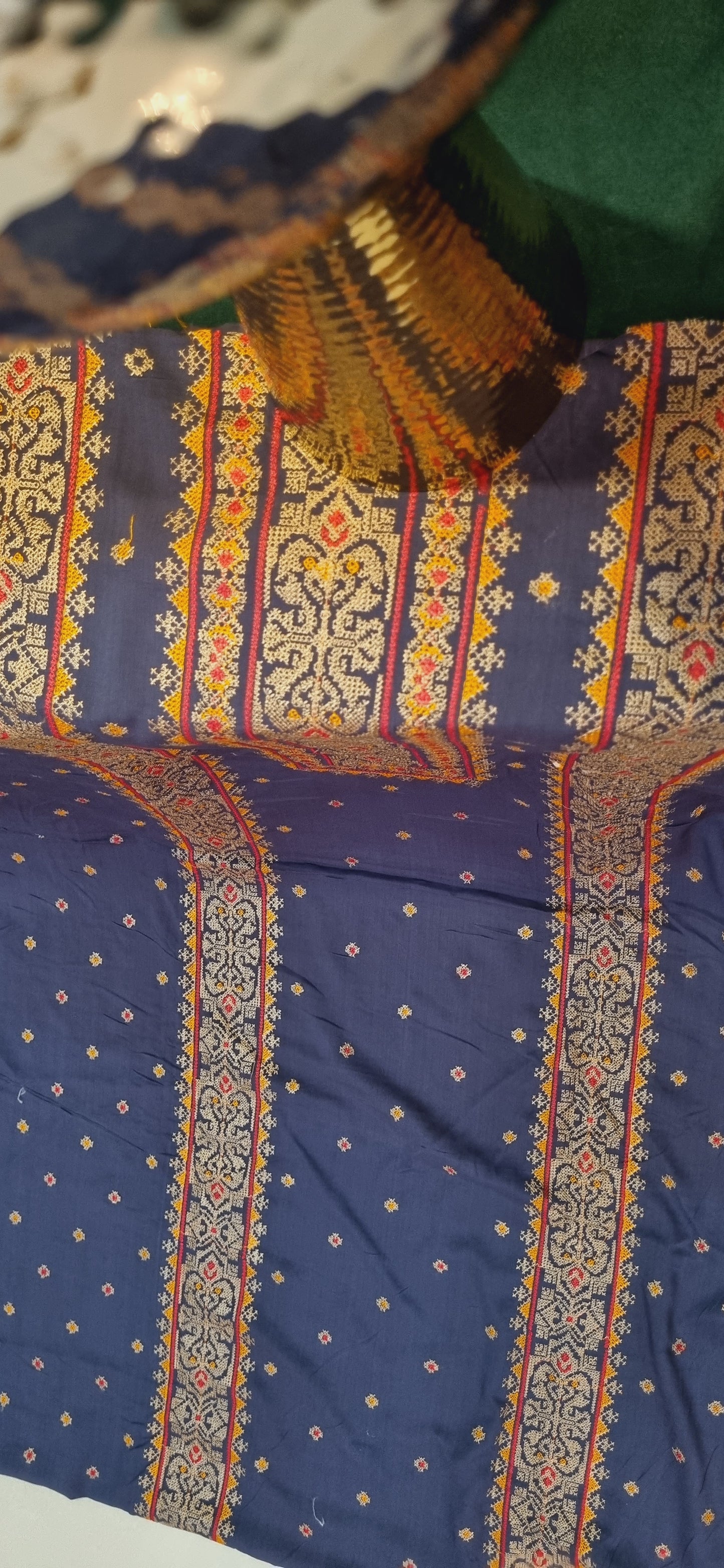 Sale,Linen embroidered two piece