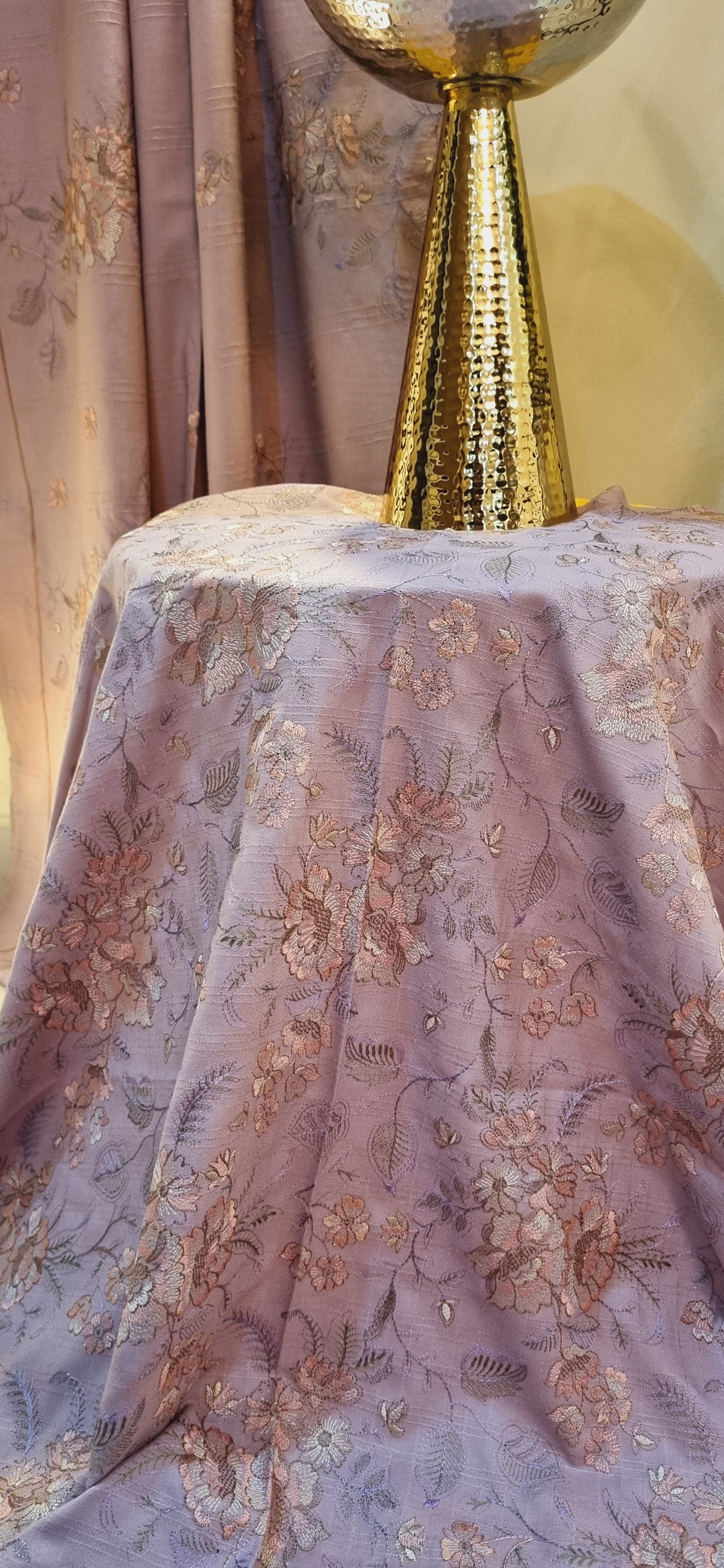 Embroidered suit: Three piece