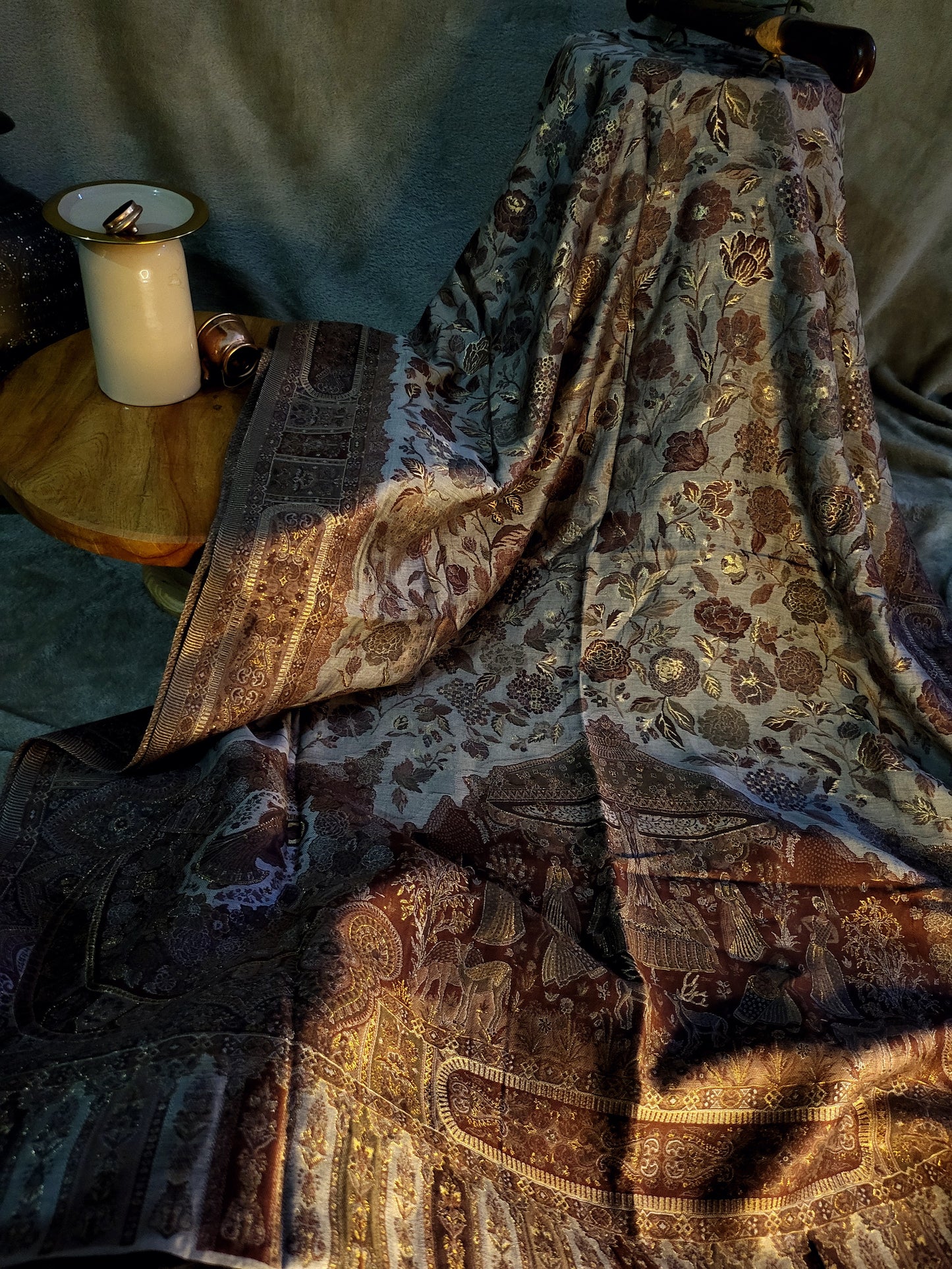 Silk kanni: shawl