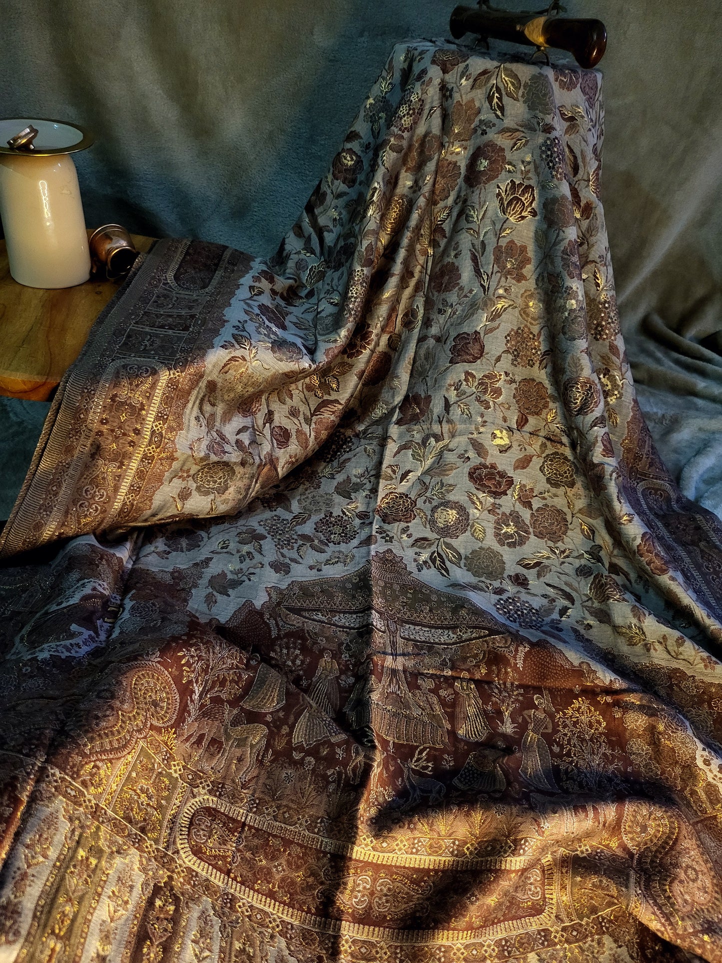 Silk kanni: shawl