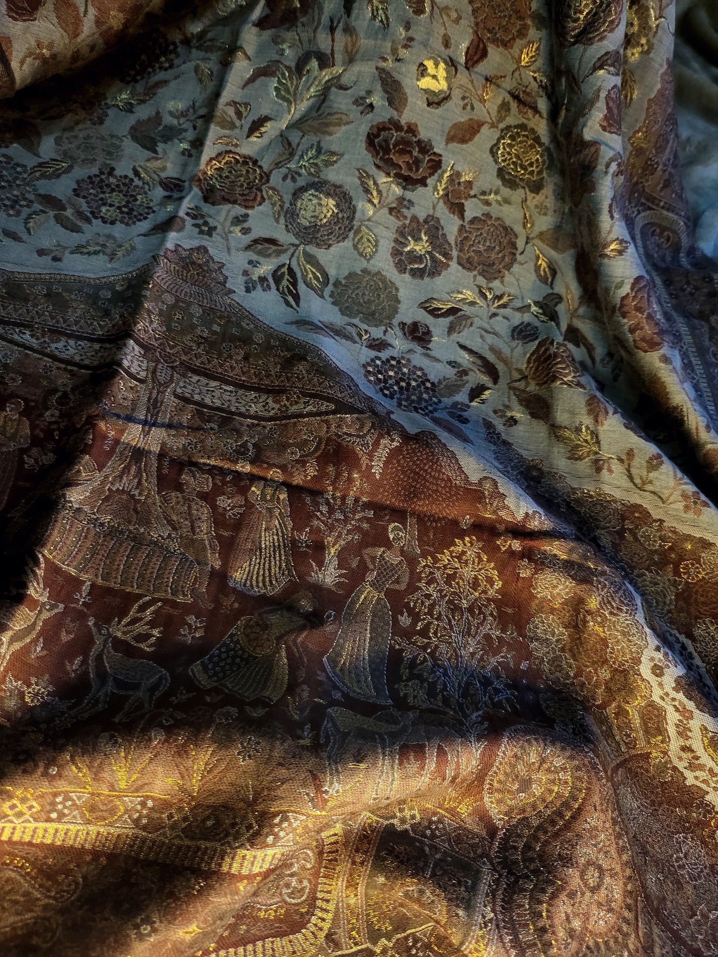 Silk kanni: shawl