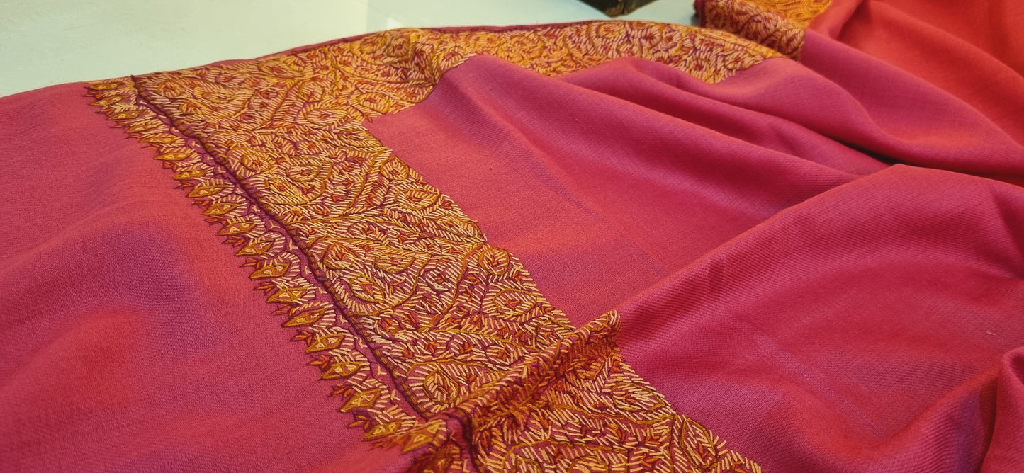 Sale: Hand embroidered shawls: Pashmina