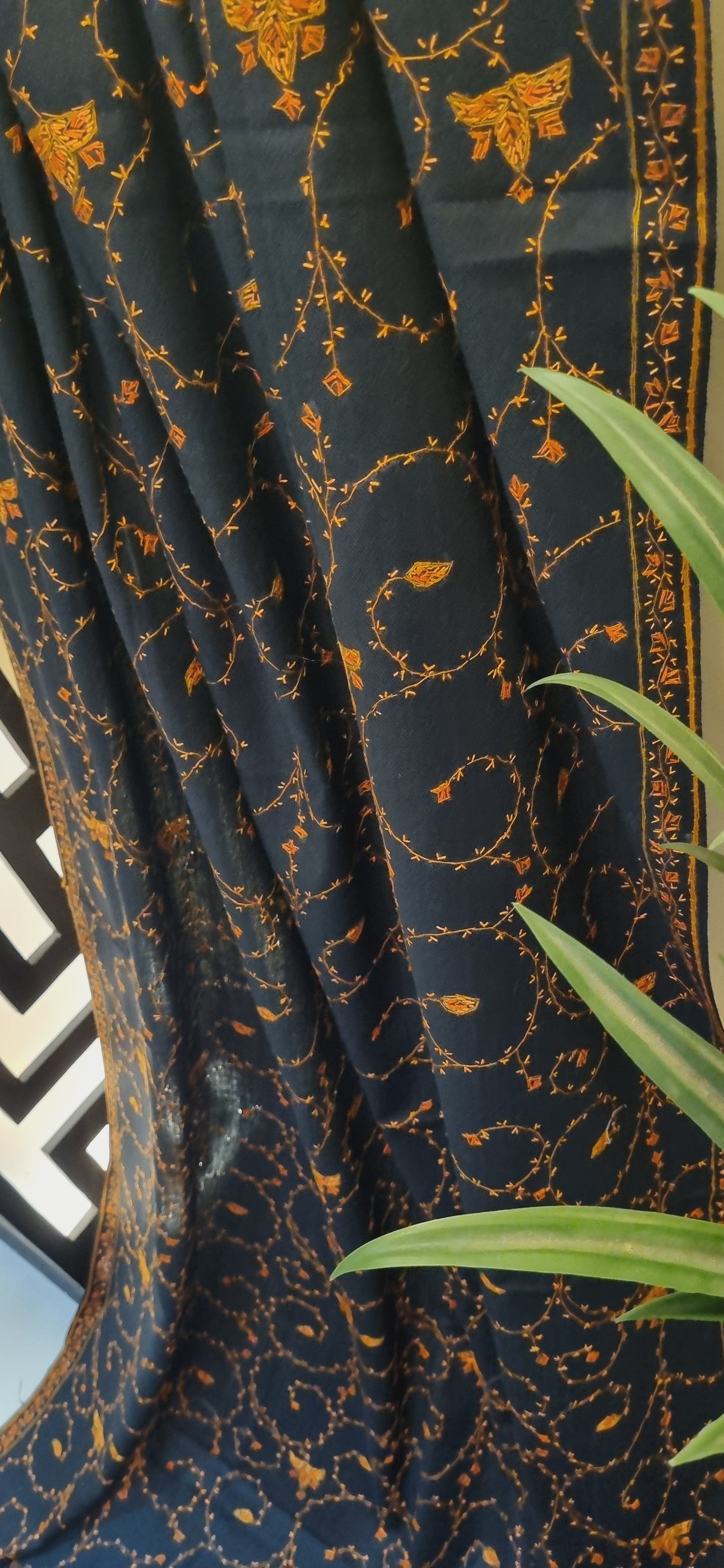 Sale: Hand embroidered pashmina: shawl