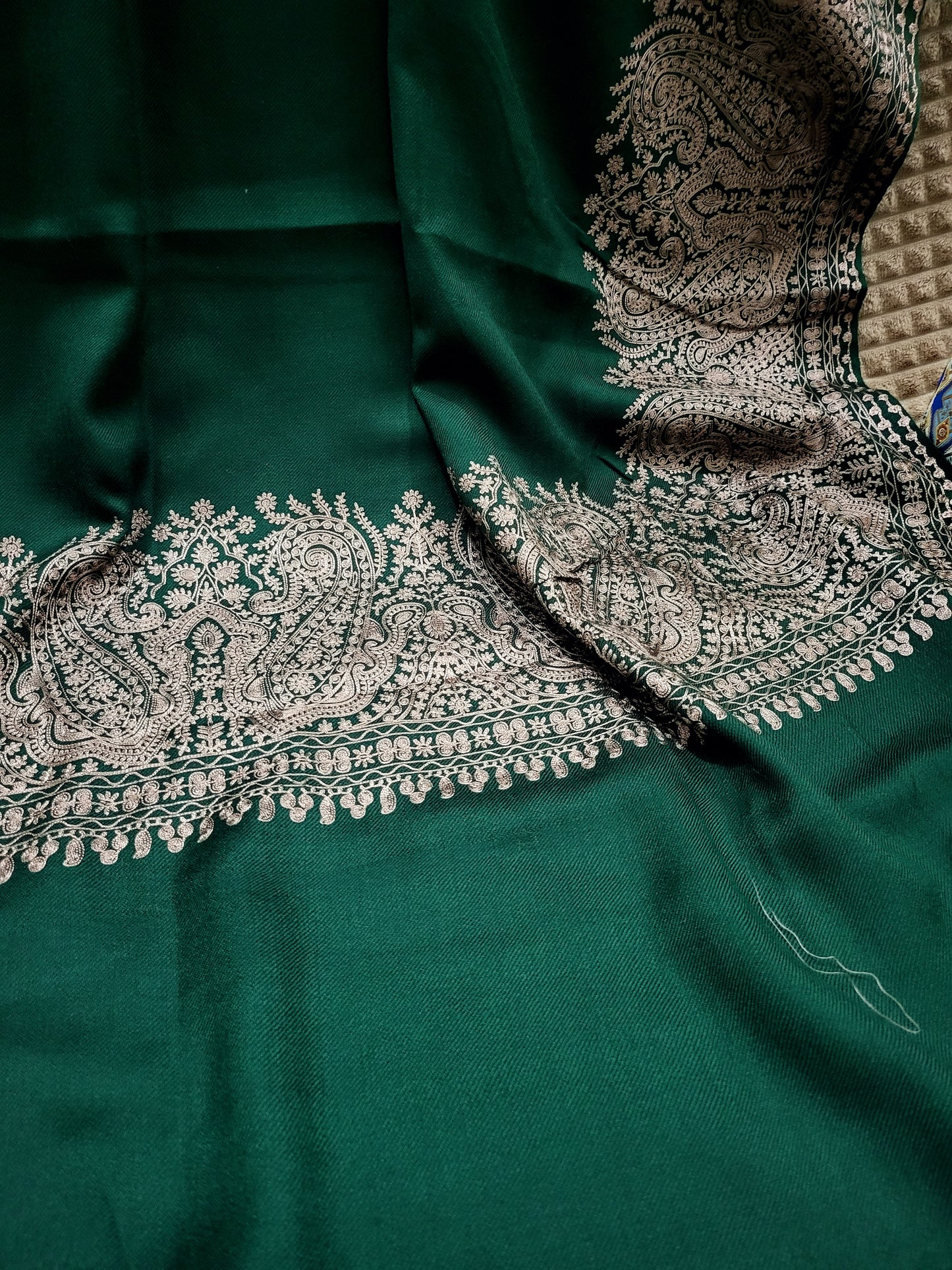 Embroidered pashmina shawls