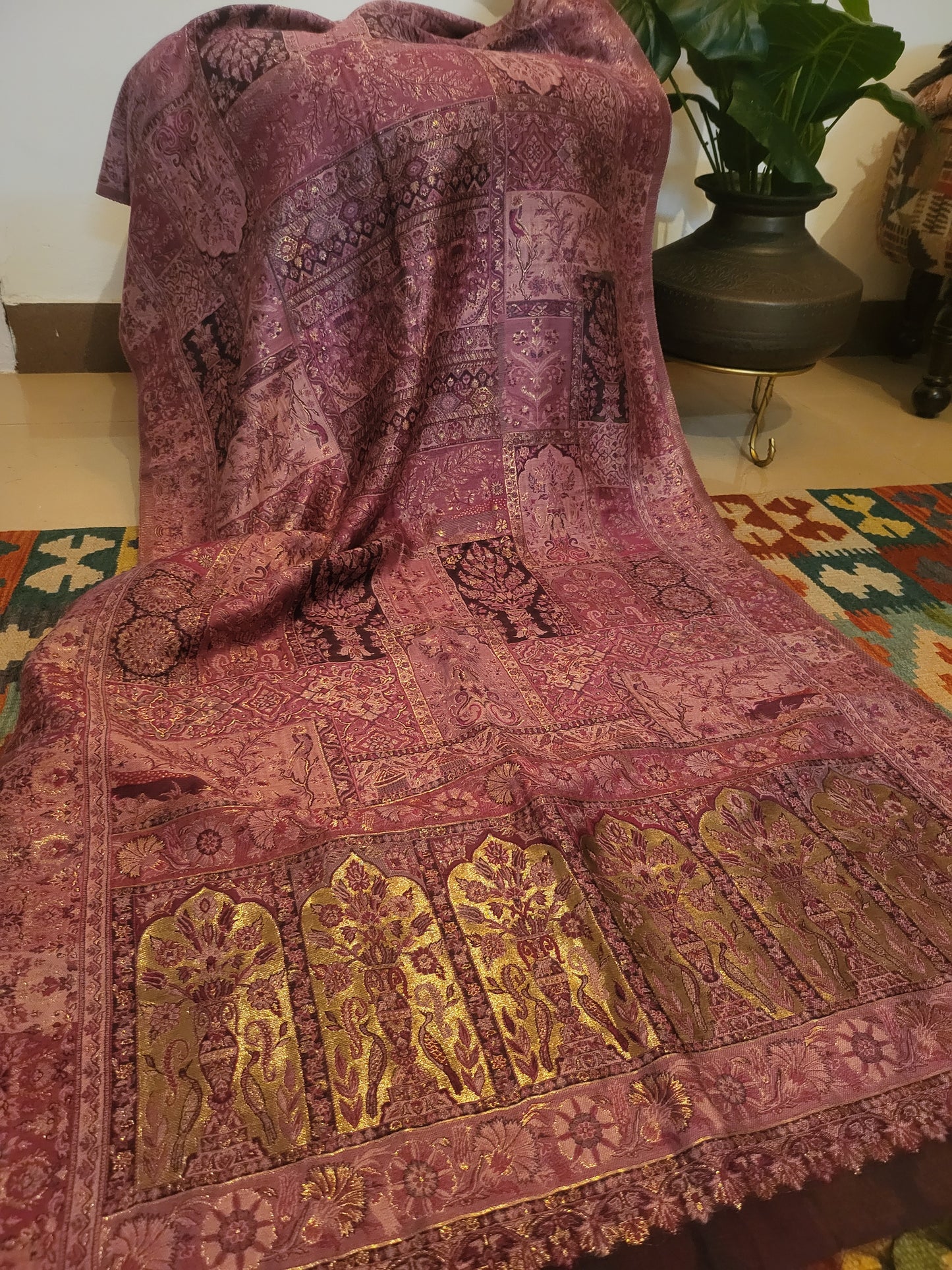 Kaani Silk: Mini shawl