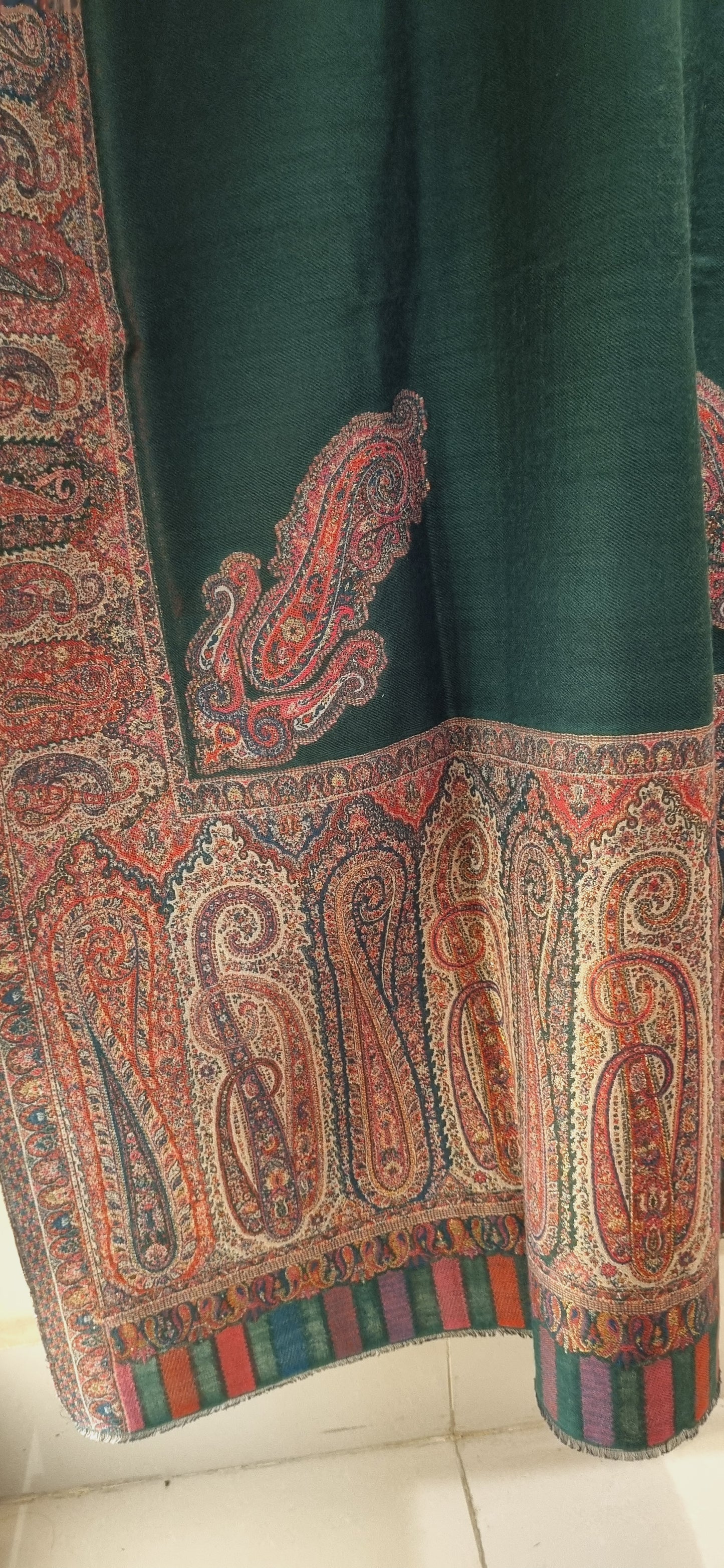 Kaani minishawl: Pashmina