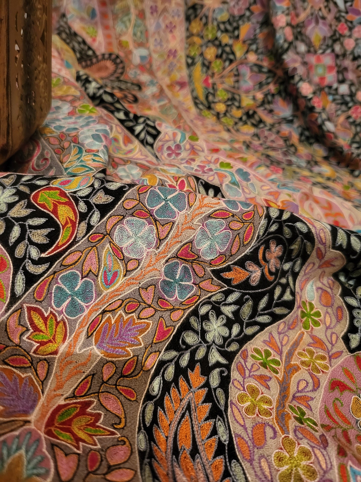 A Kalamkari edition: luxury shawl
