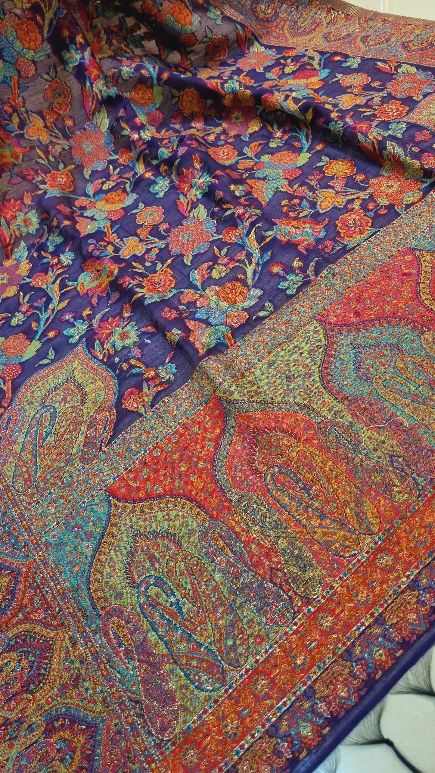 Kaani shawl: silk