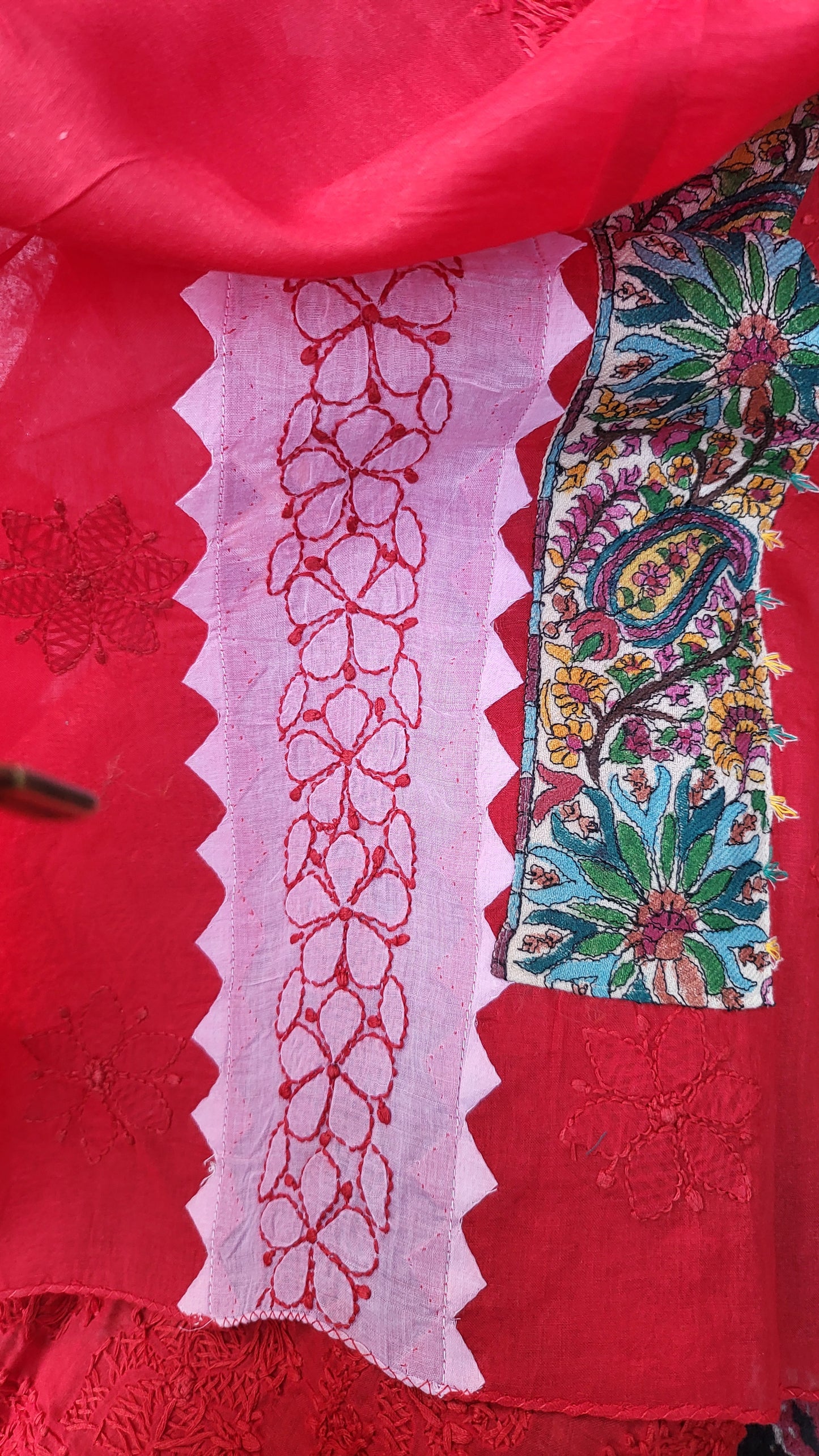 Chikankari shirt: Hand Embroidered