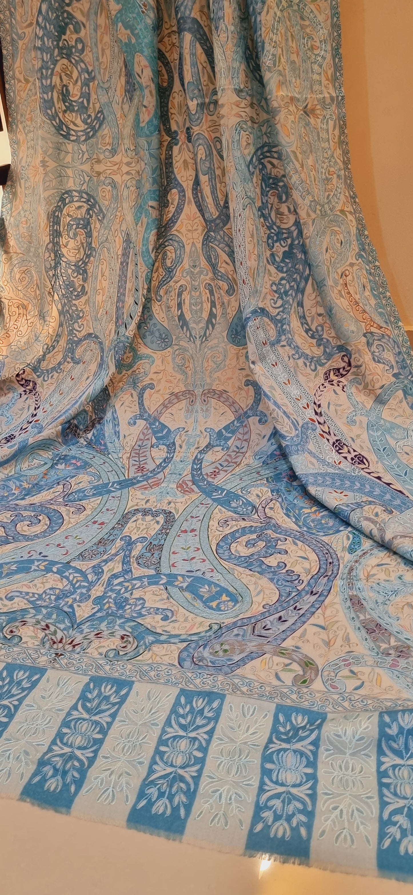 Reelkar embroidered pashmina shawl
