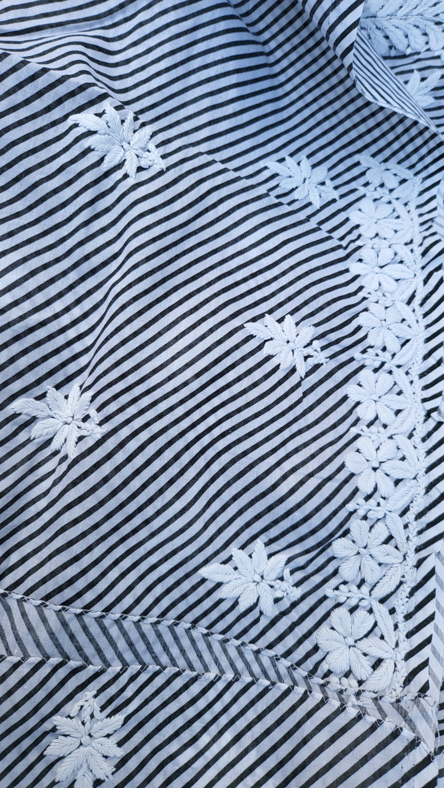 Chikankari shirts : Hand Embroidered