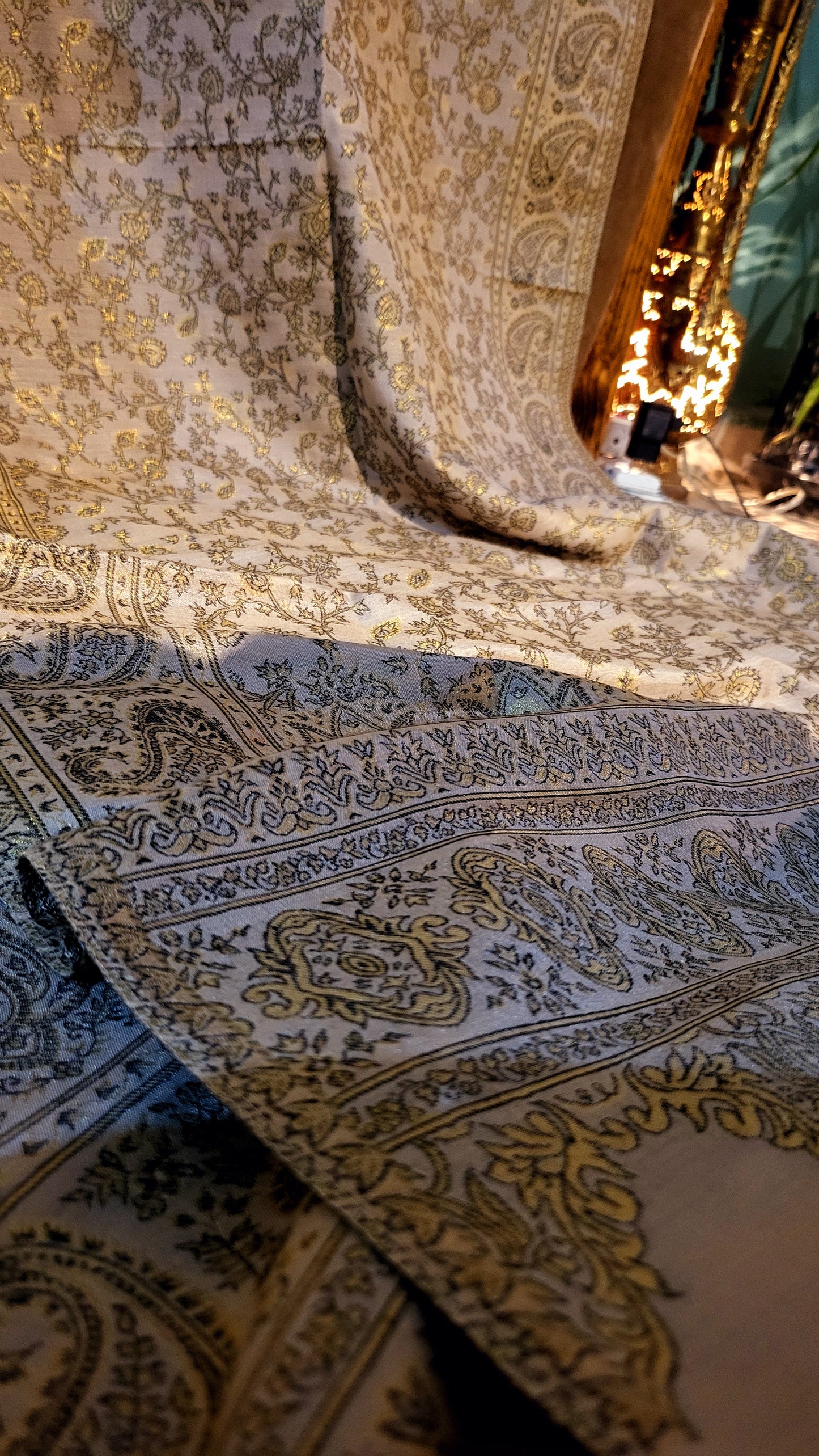 Silk kaani suit : woven