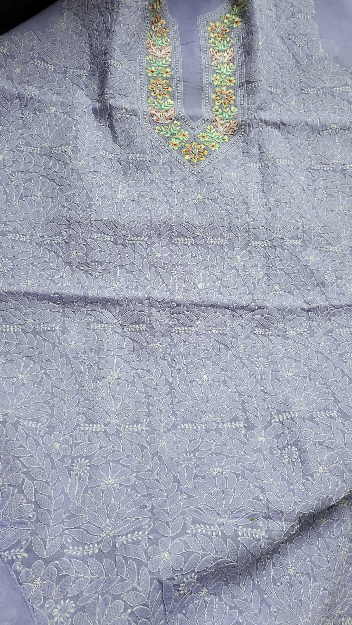 Chikankari shirt : parsi gara