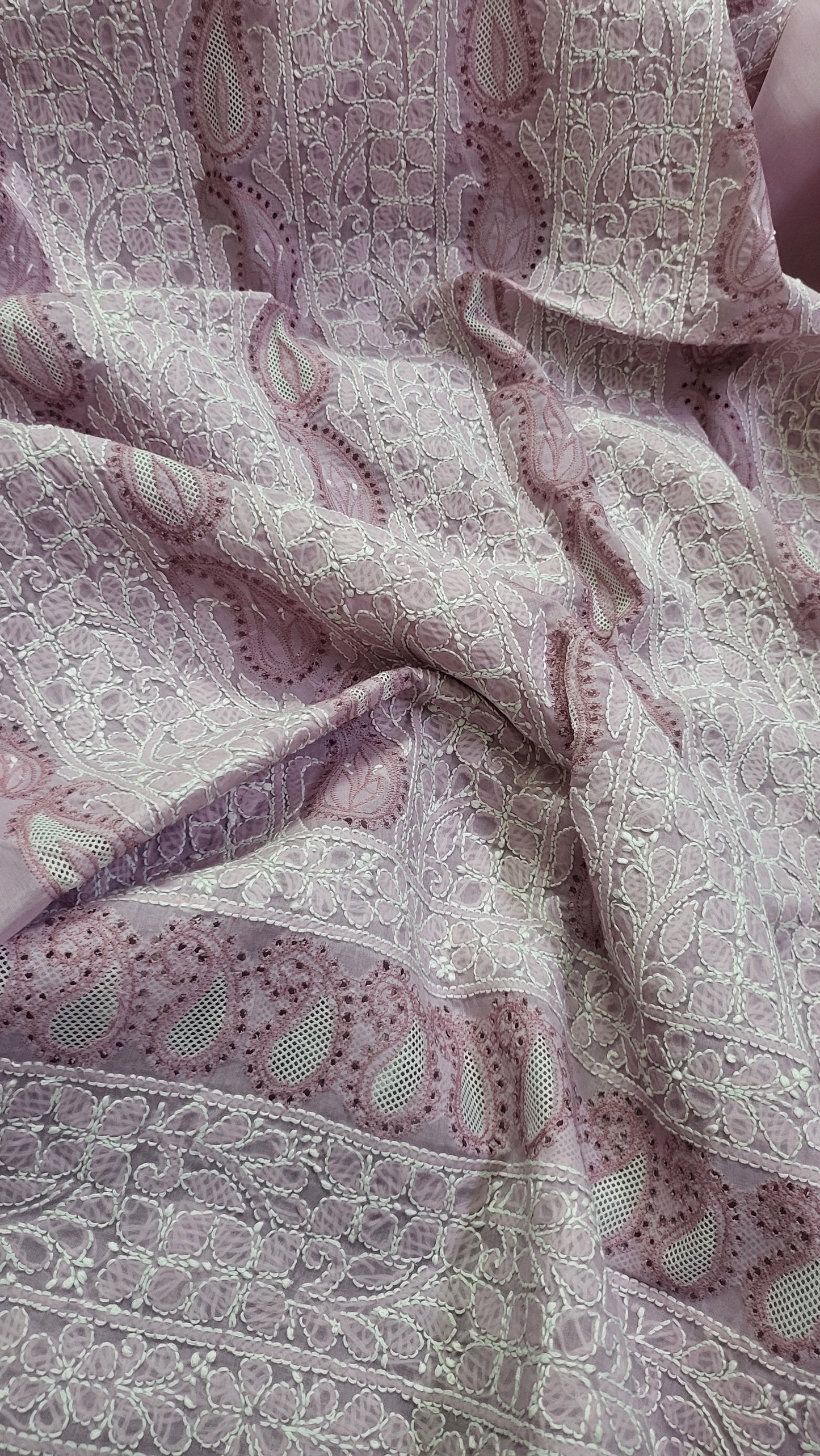 Chikankari shirt : lawn