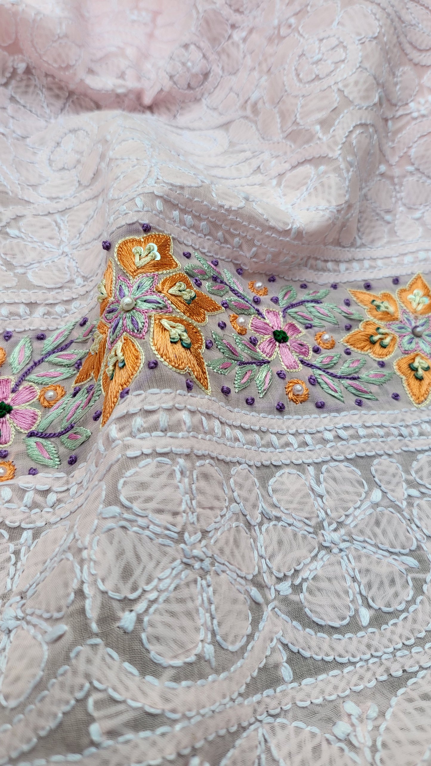 Chikankari shirt : parsi gara