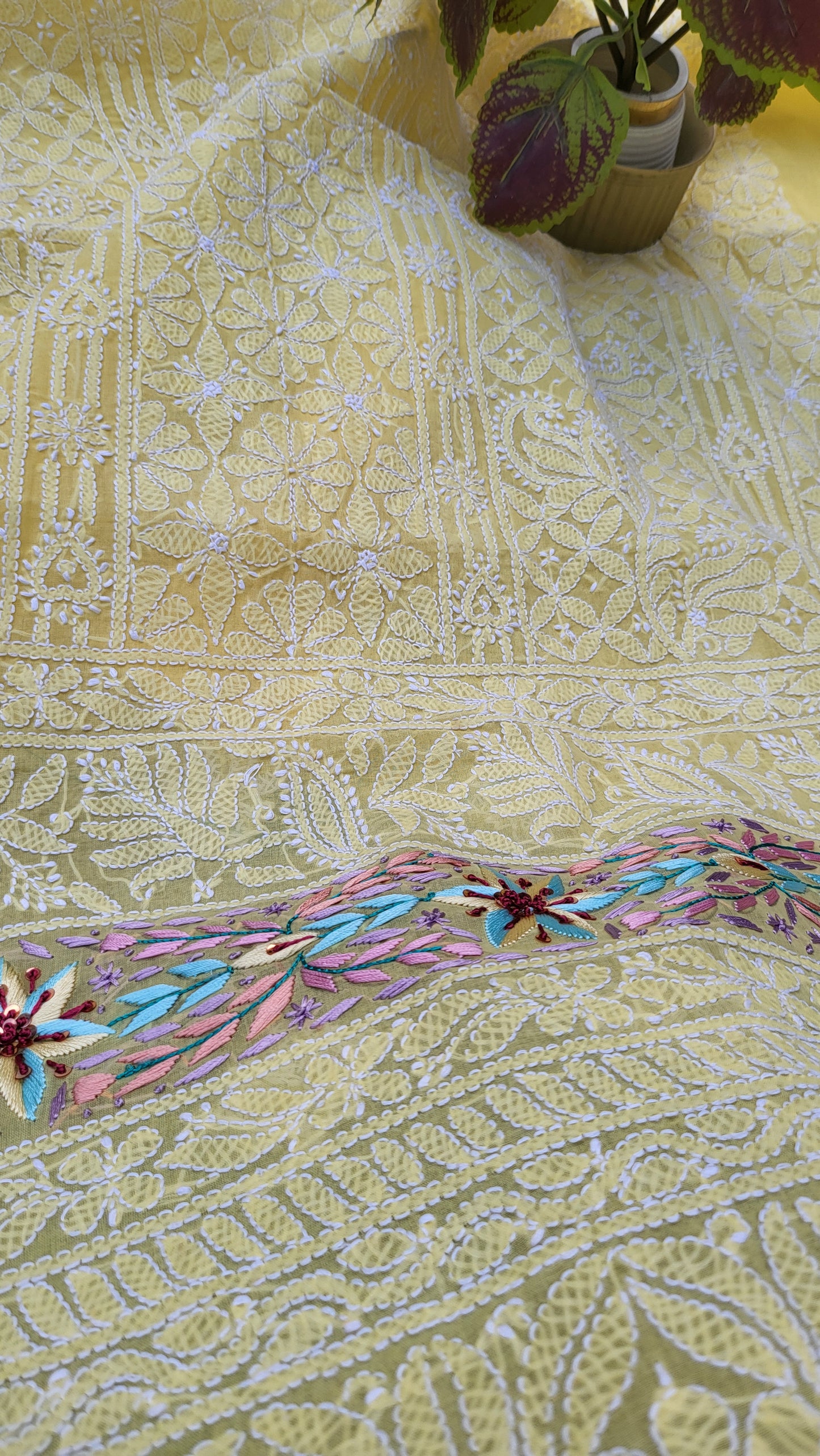 Chikankari shirt: parsi gara