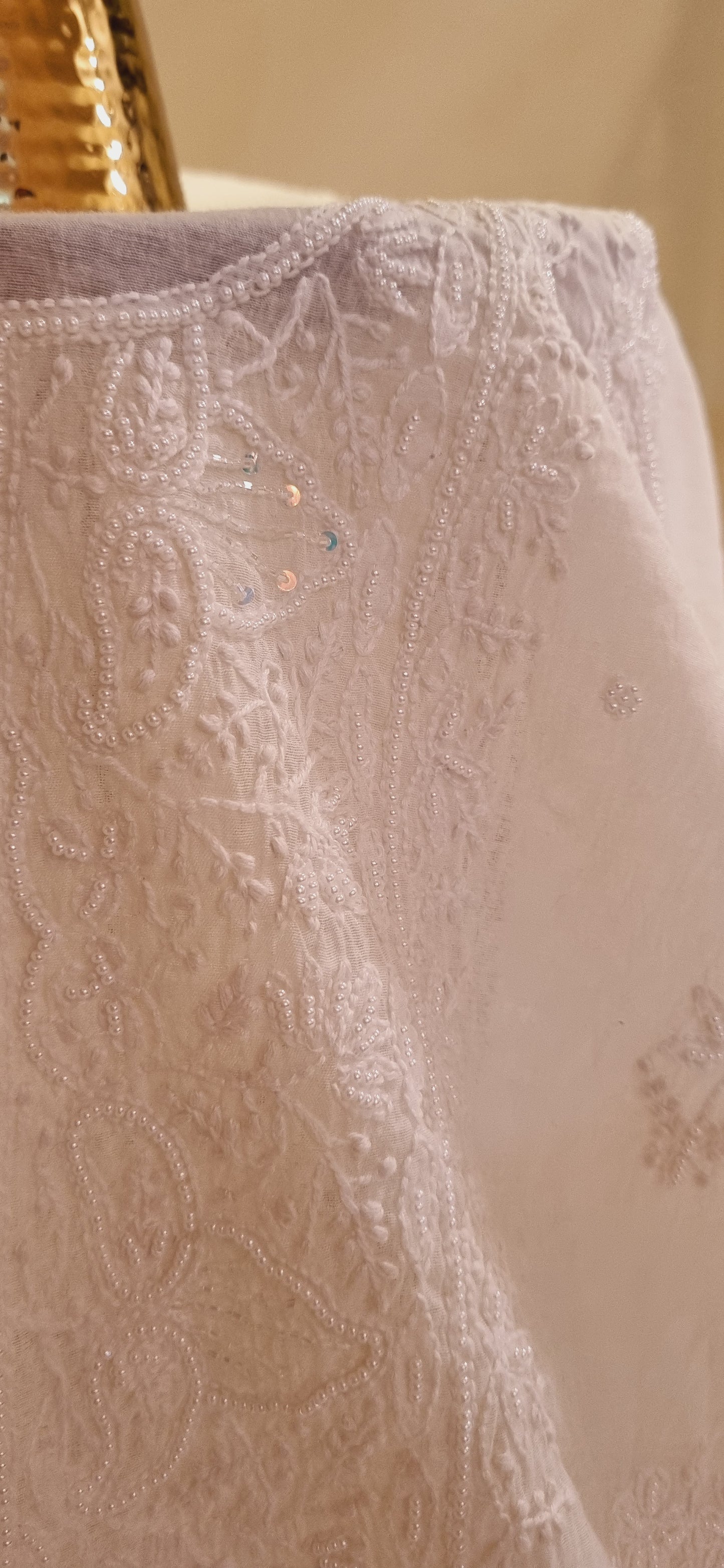 Mul chanderi formal suit