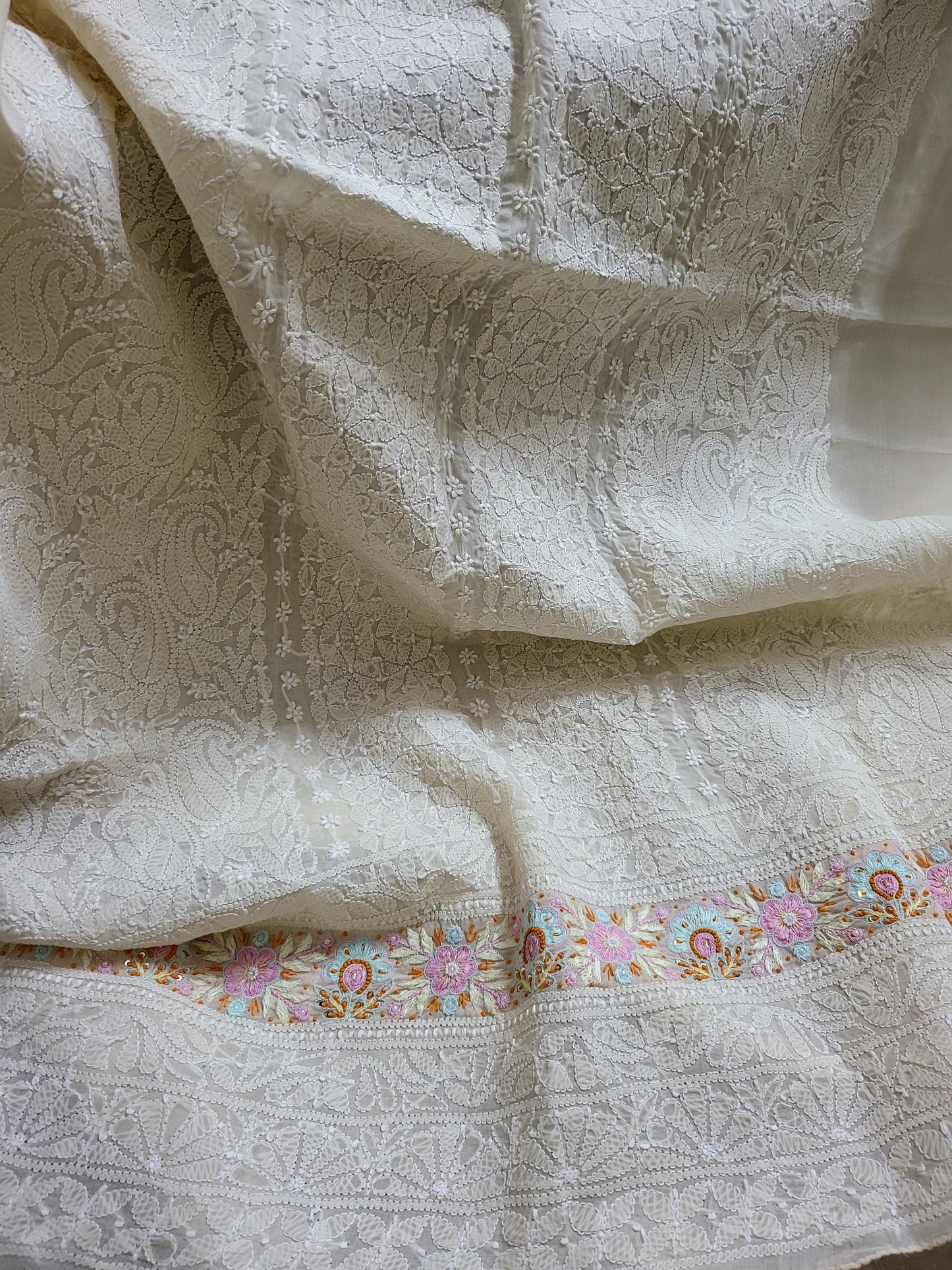 Chikankari shirt : parsi gara