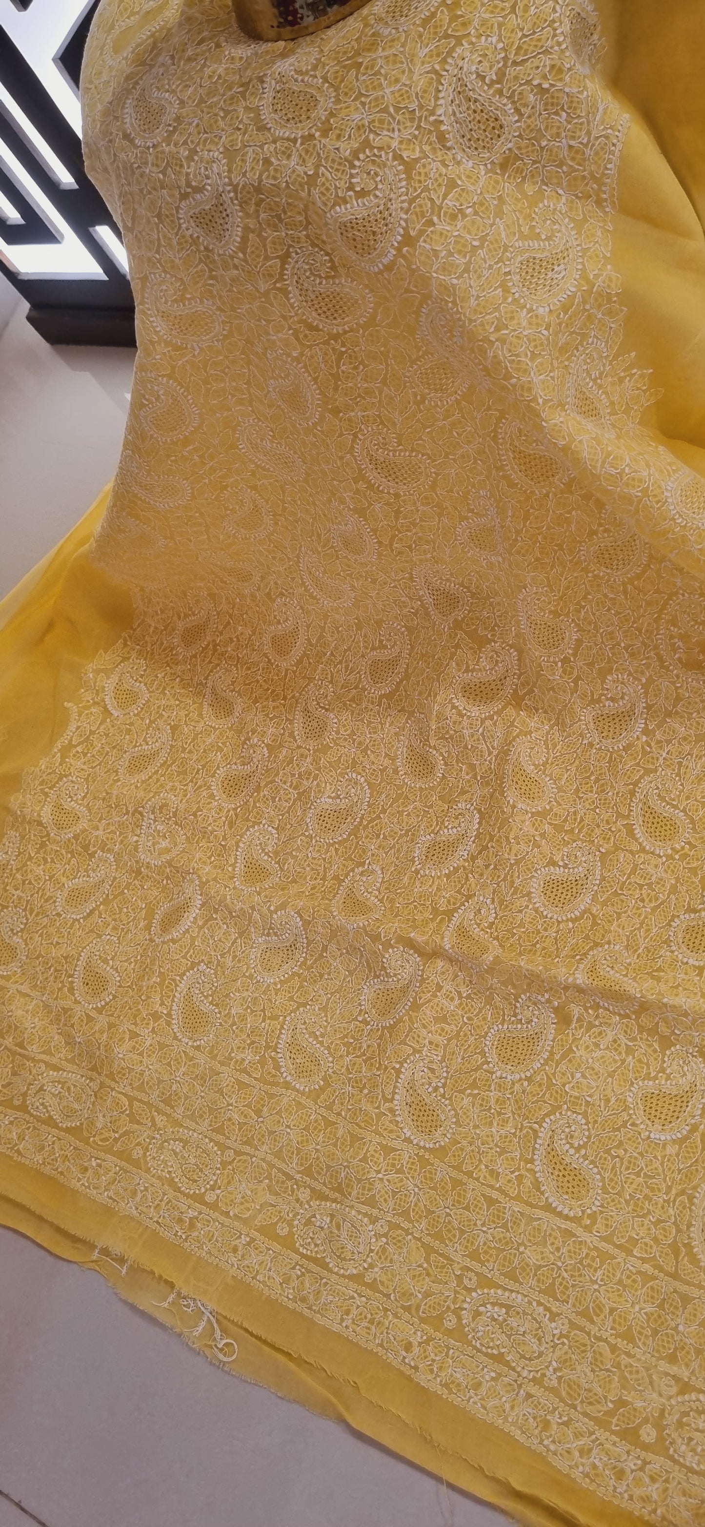 Chikankari shirt piece