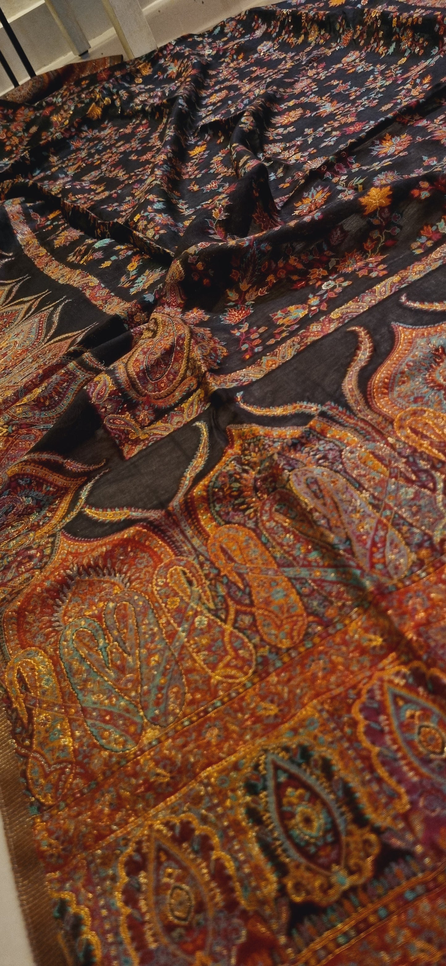 Silk kaani suit