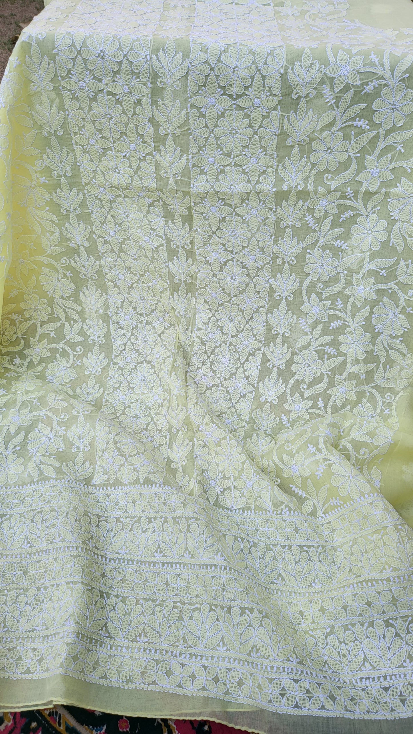 Chikankari shirt : lawn