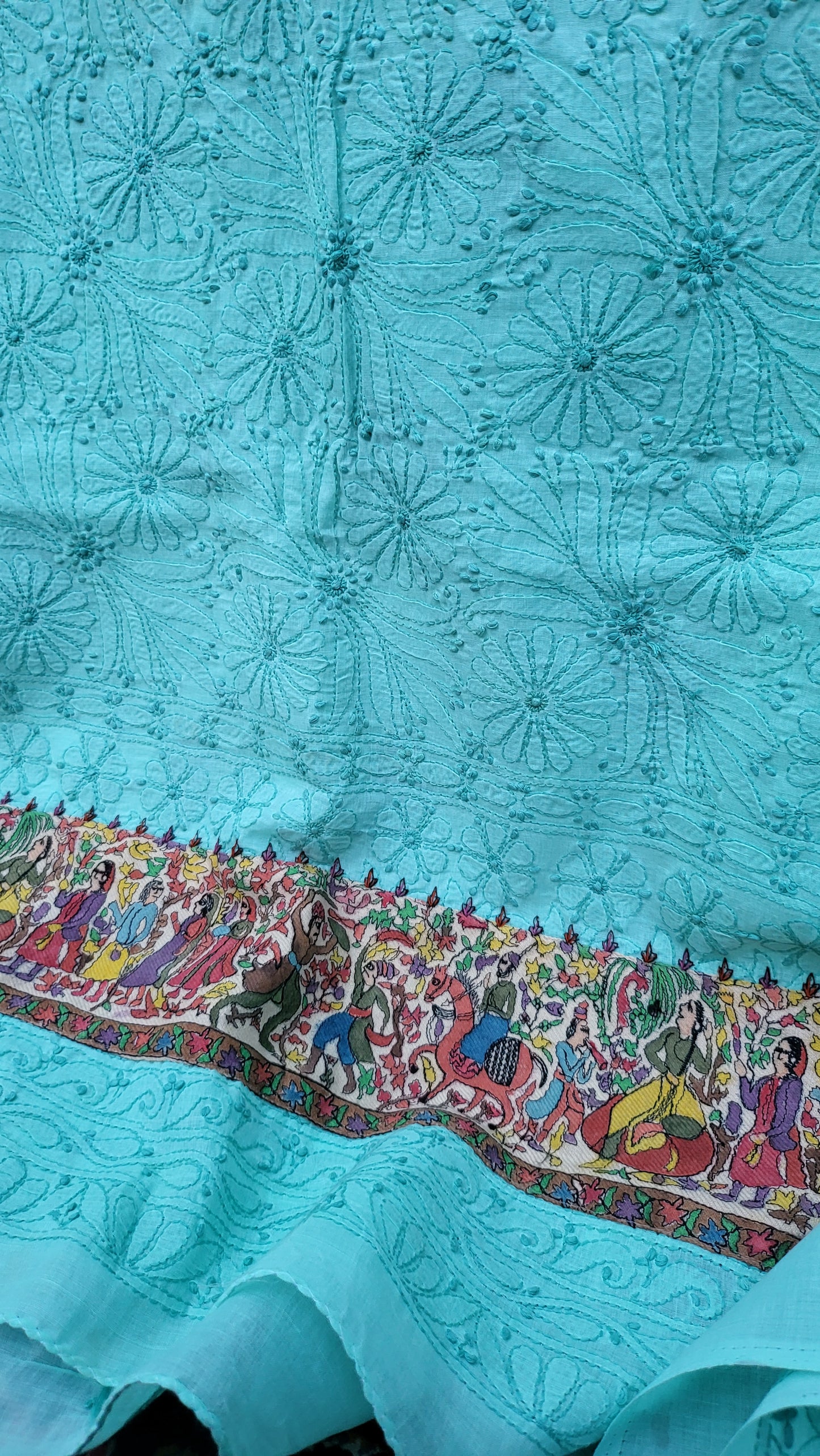 Chikankari shirt: lawn