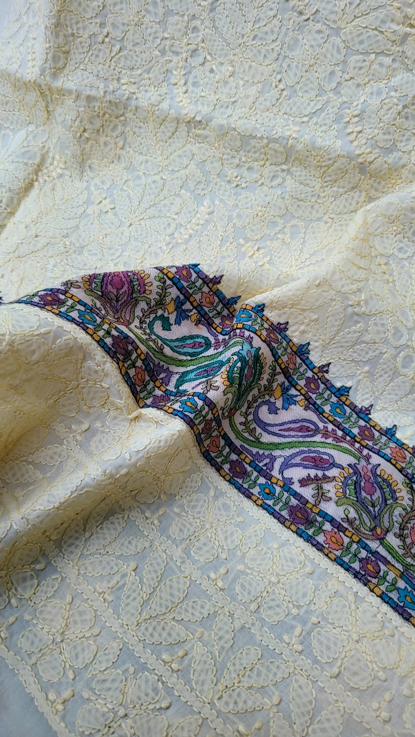 Chikankari shirt: lawn