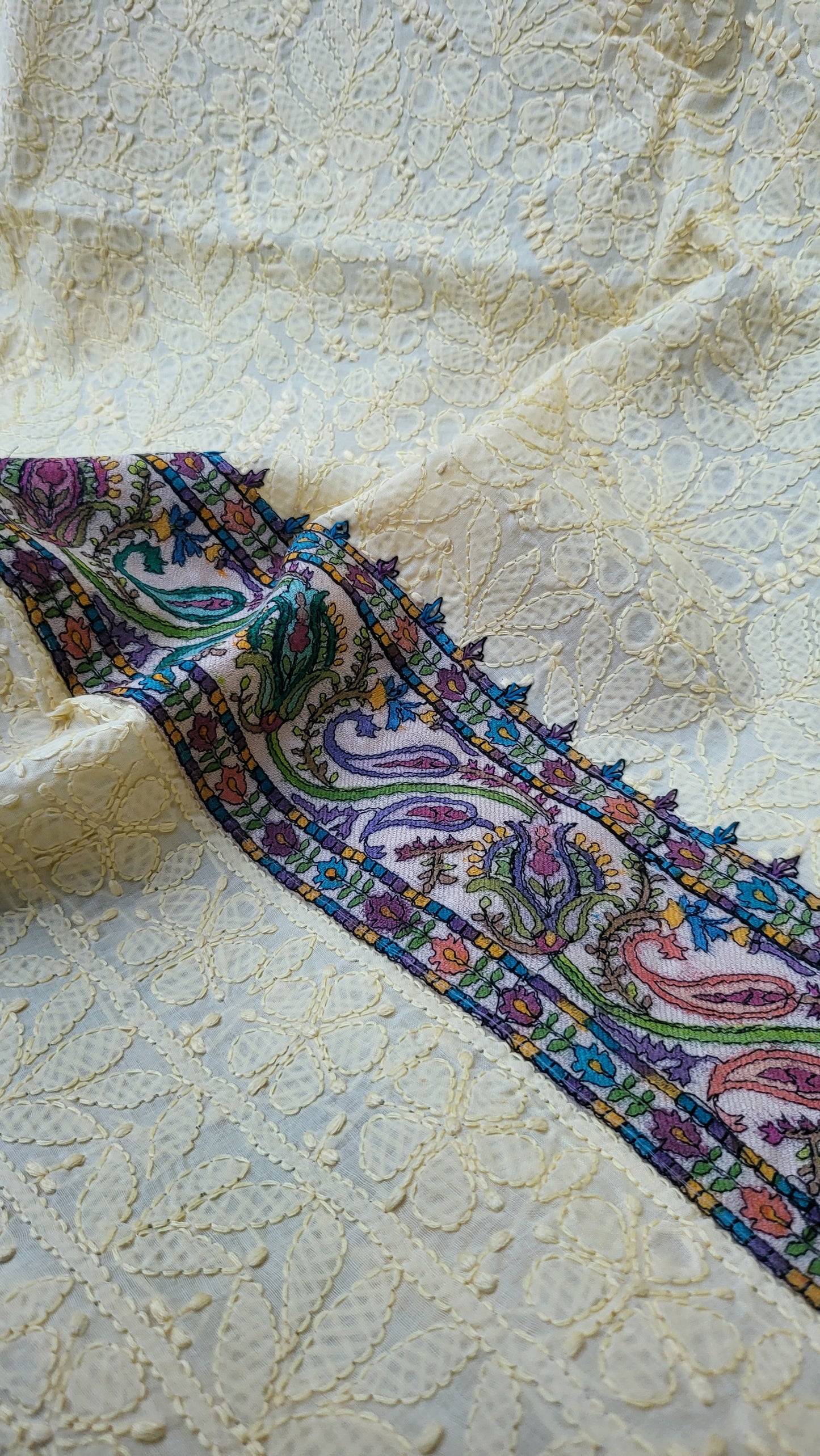 Chikankari shirt: lawn