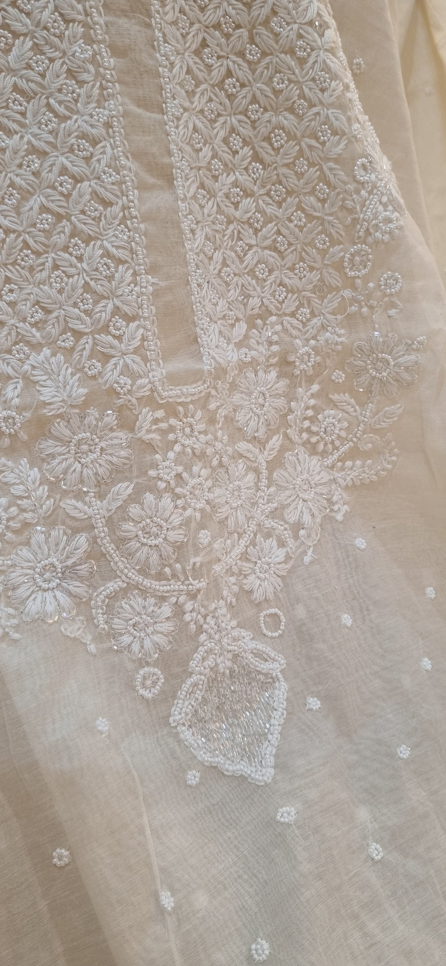 Mul chanderi suit