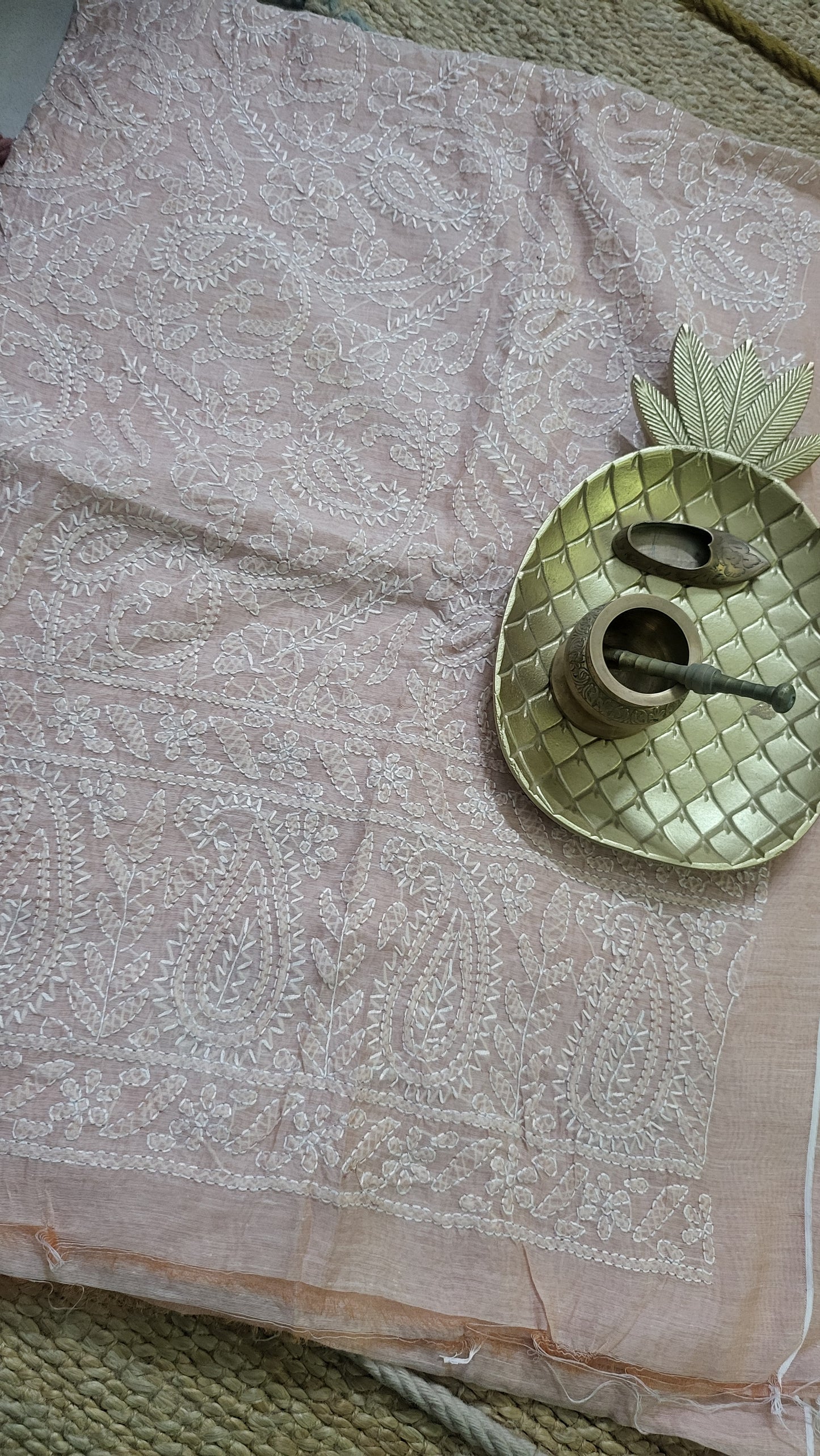 Hand embroidered: suit