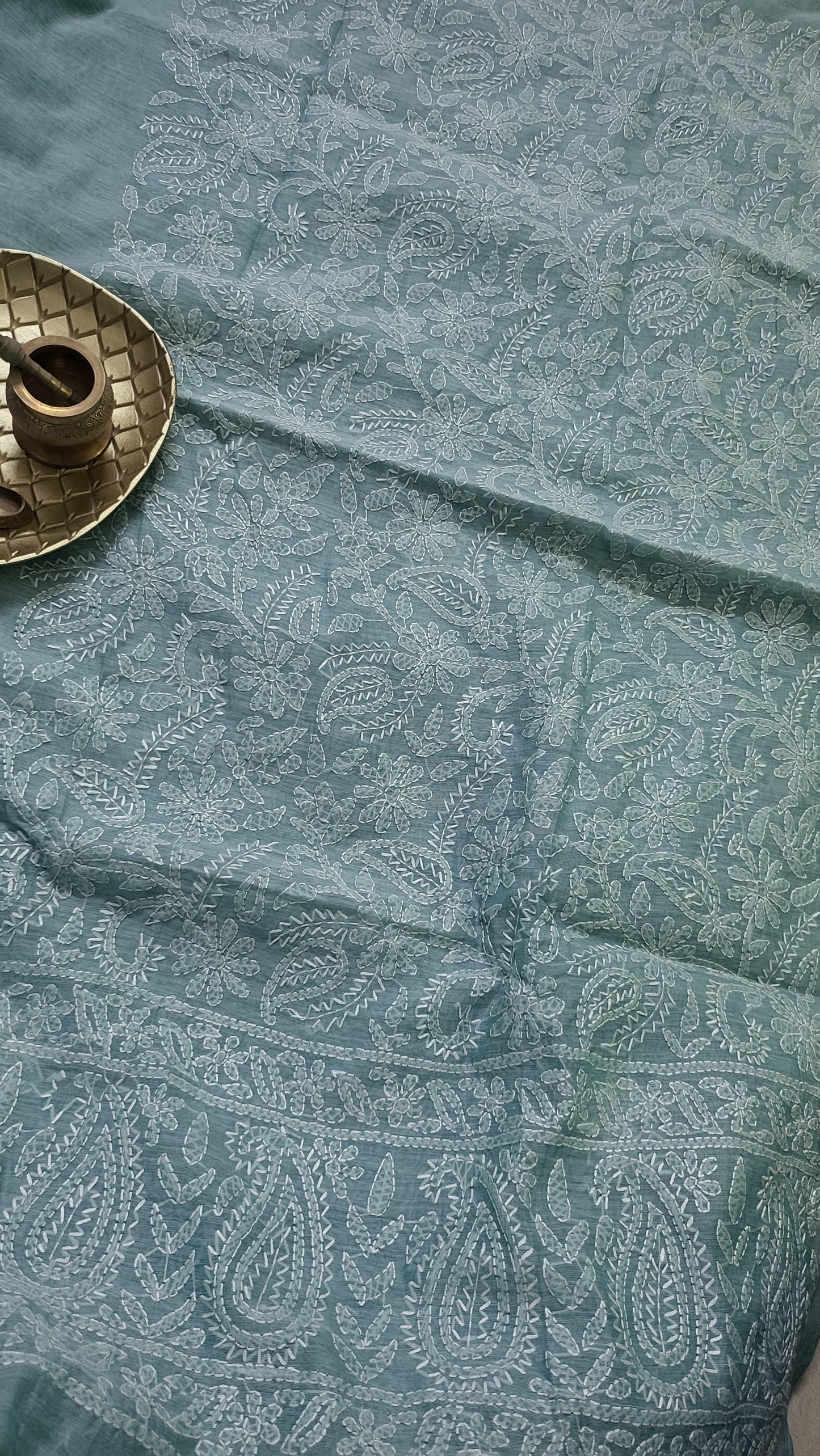 Hand embroidered: suit