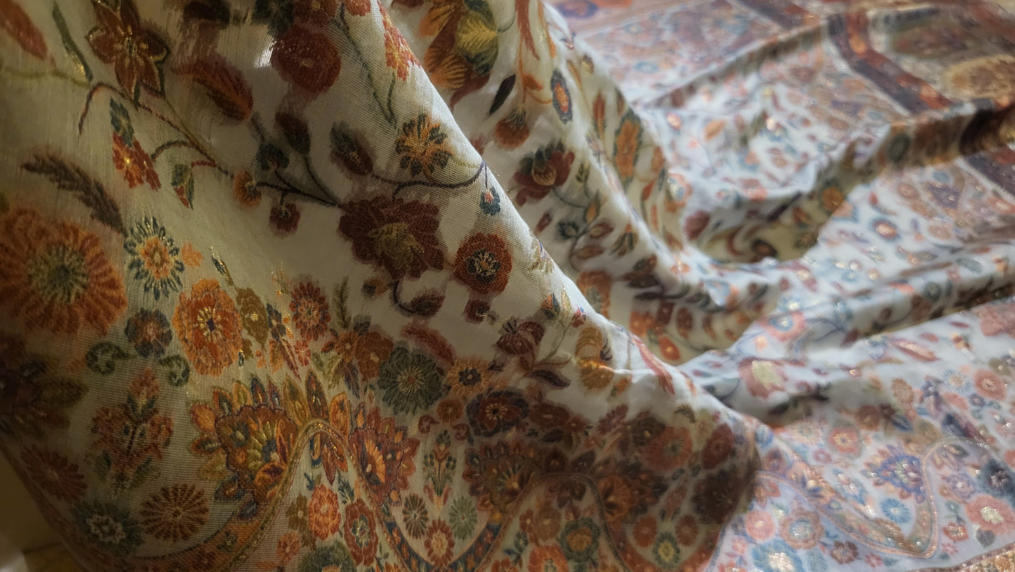 Silk kaani : shawl