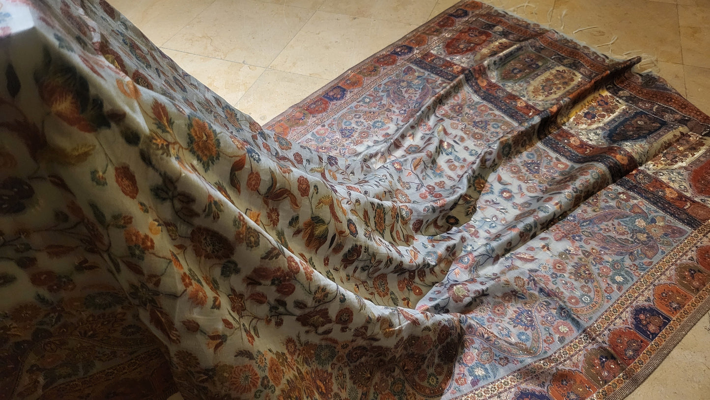 Silk kaani : shawl