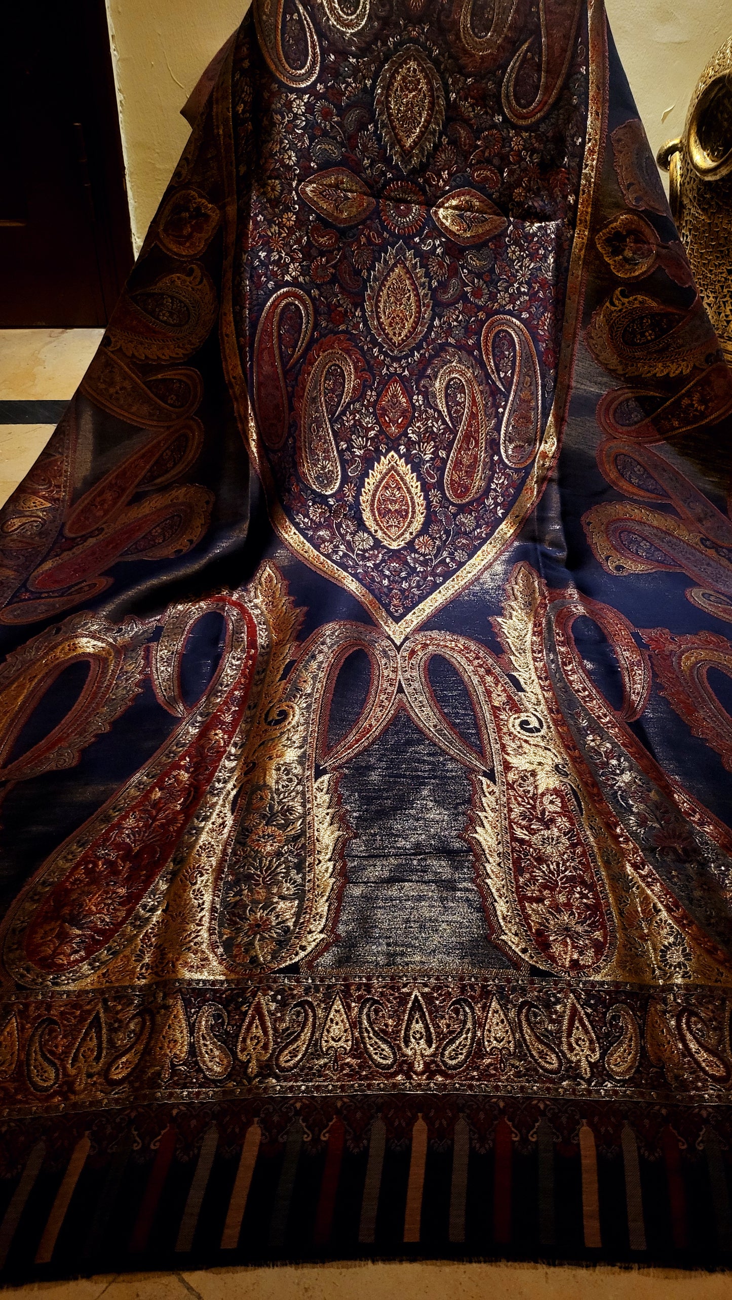 Reversible kanni : Moonlight pashmina