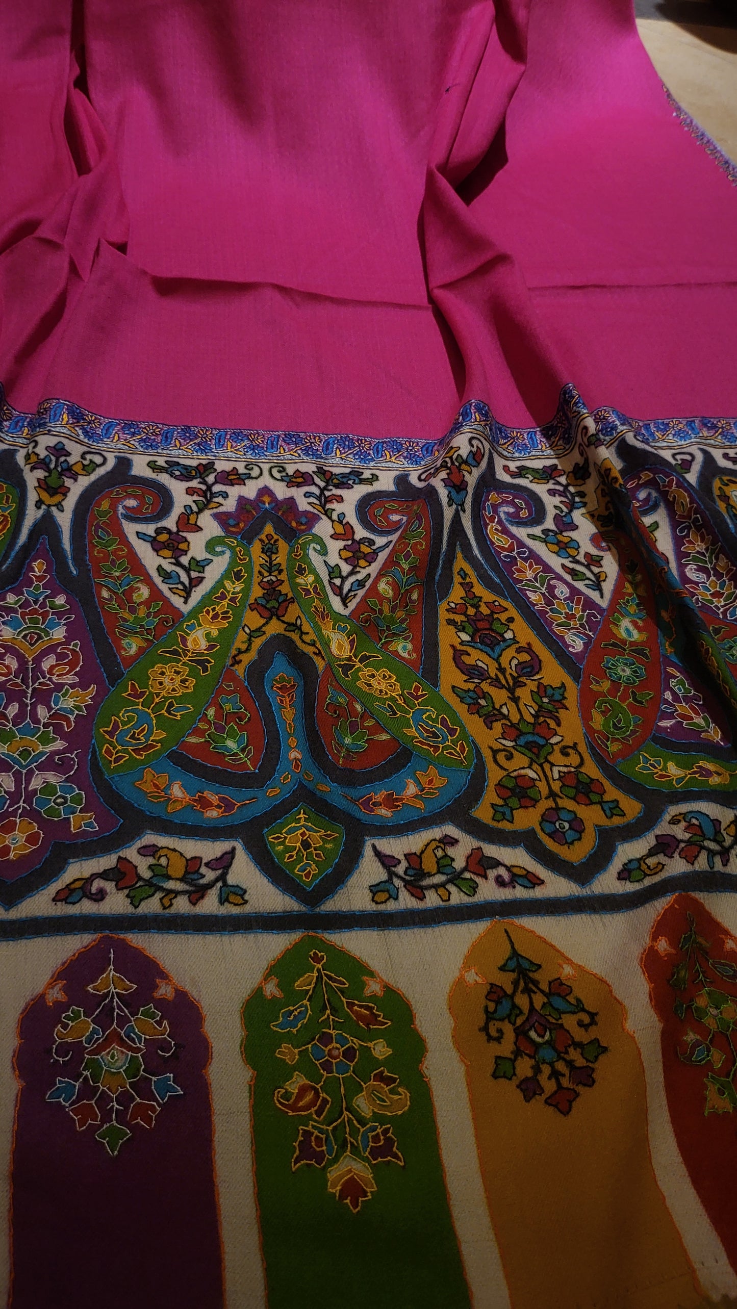 Luxury kalamkari : Toosh shawl
