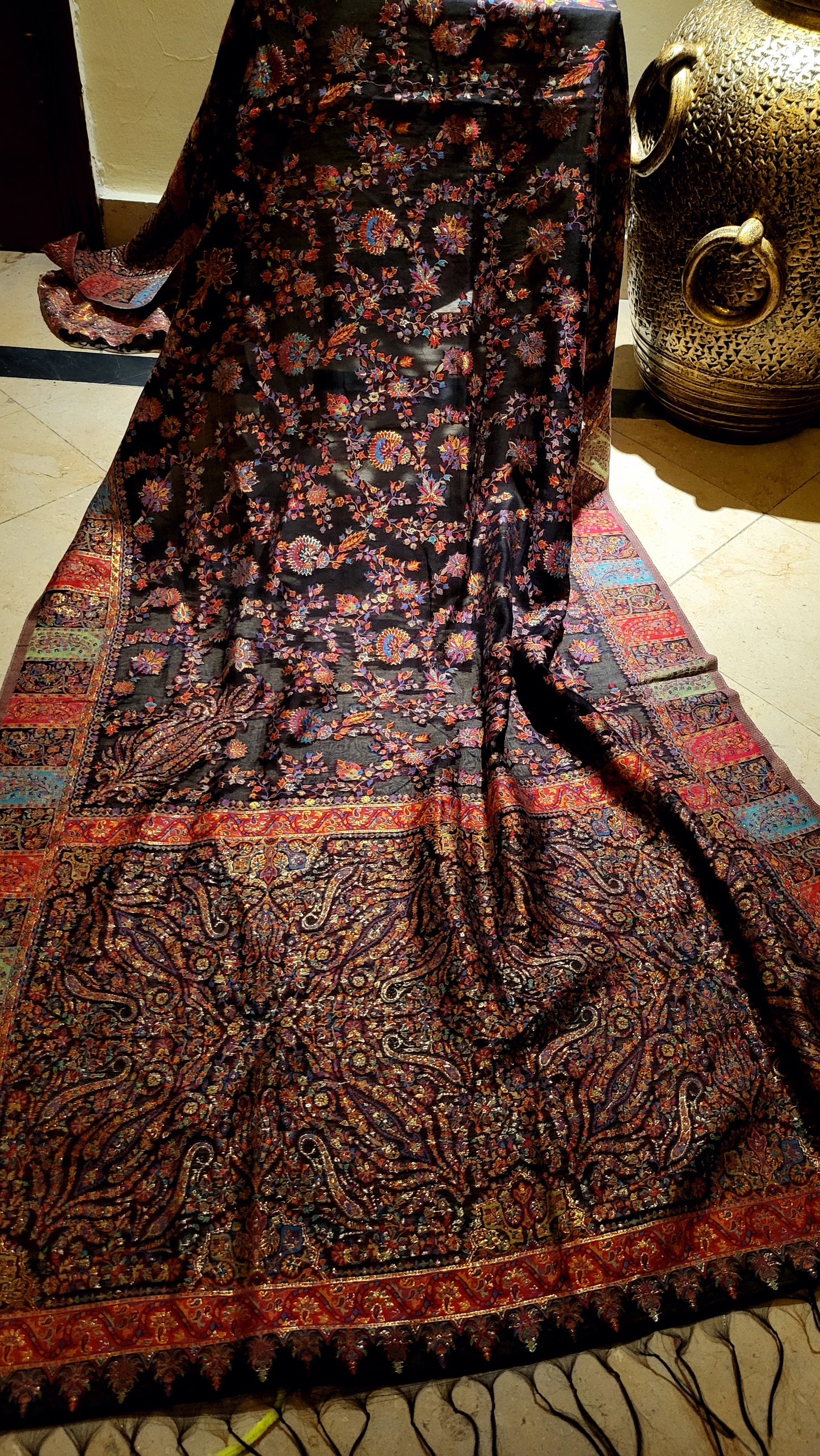 Eid edition: silk kaani shawl