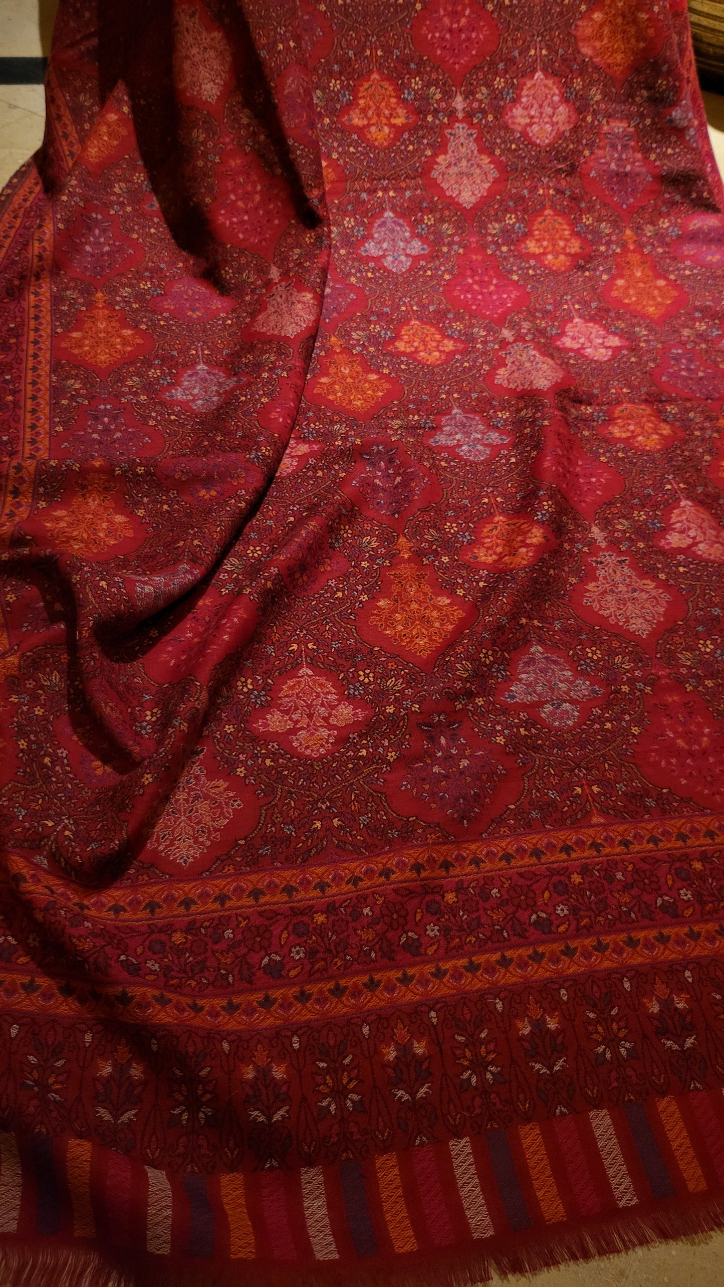 A royal kaani : Jamma kaani shawl