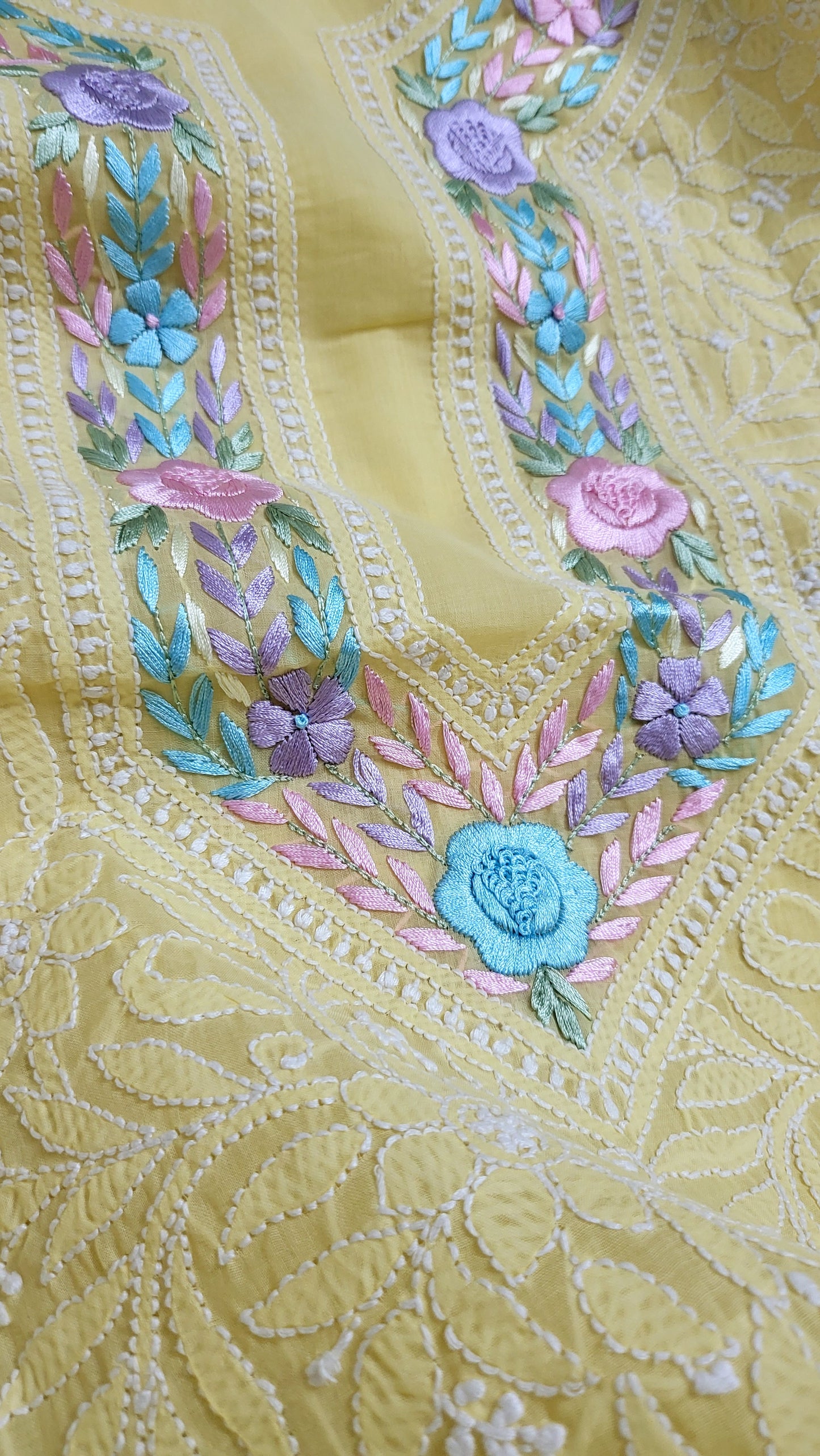 Yellow : Parsi Gara shirt