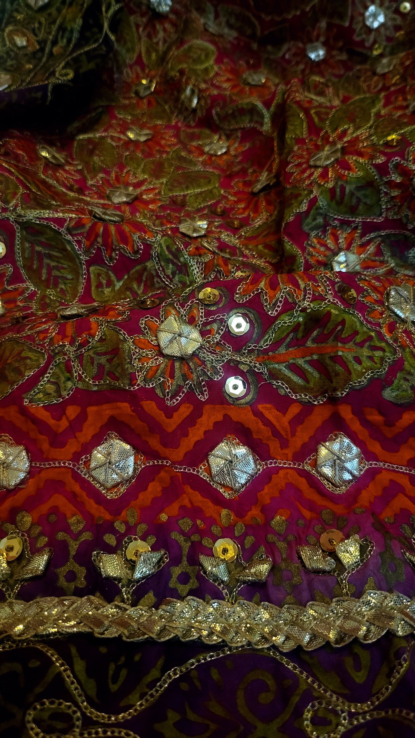 Gota work : Silk Dupata