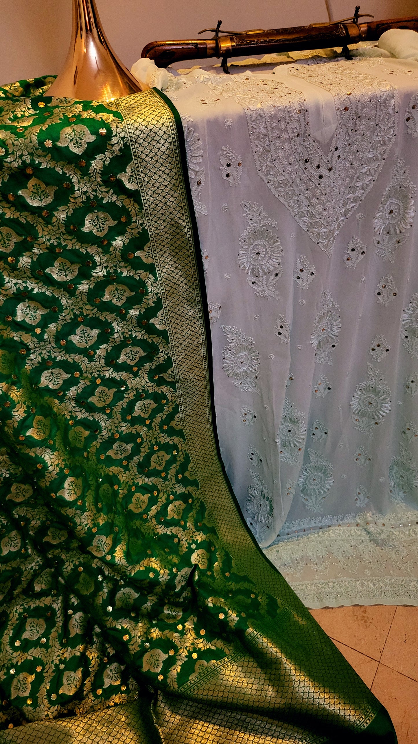 Banarsi silk : Dupata