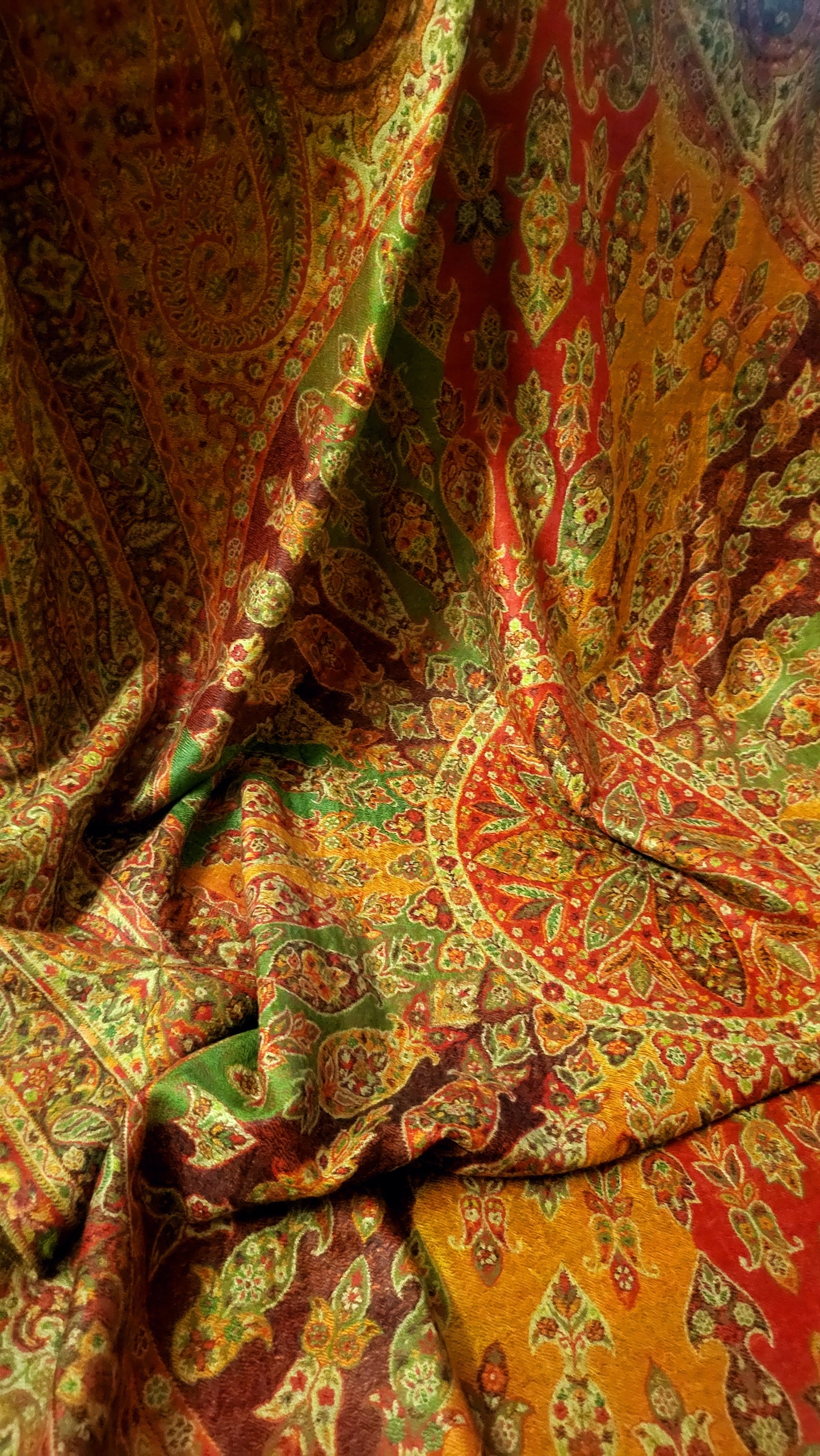 Reversible kaani : Pashmina shawl
