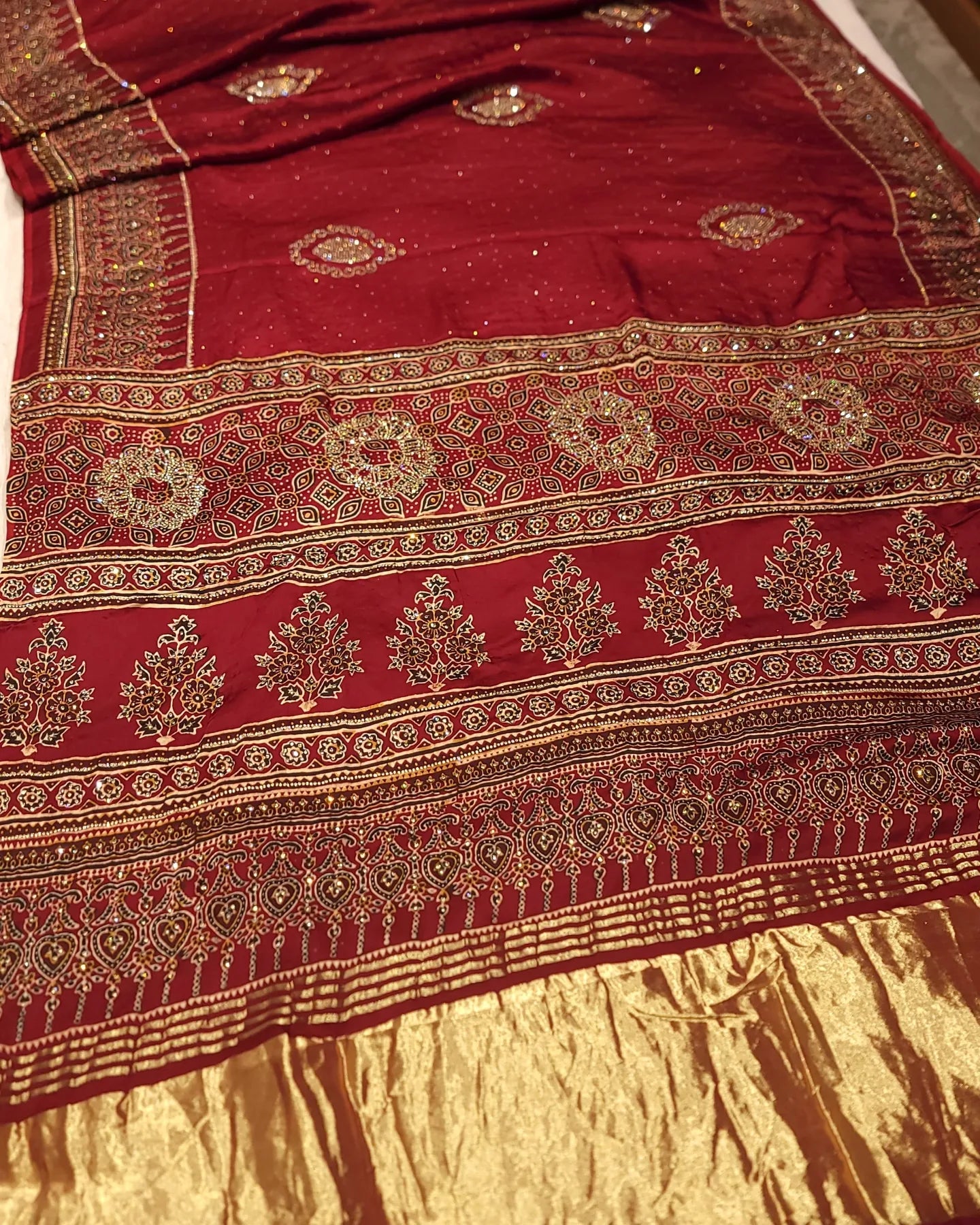 Pure Modal saree.machine work