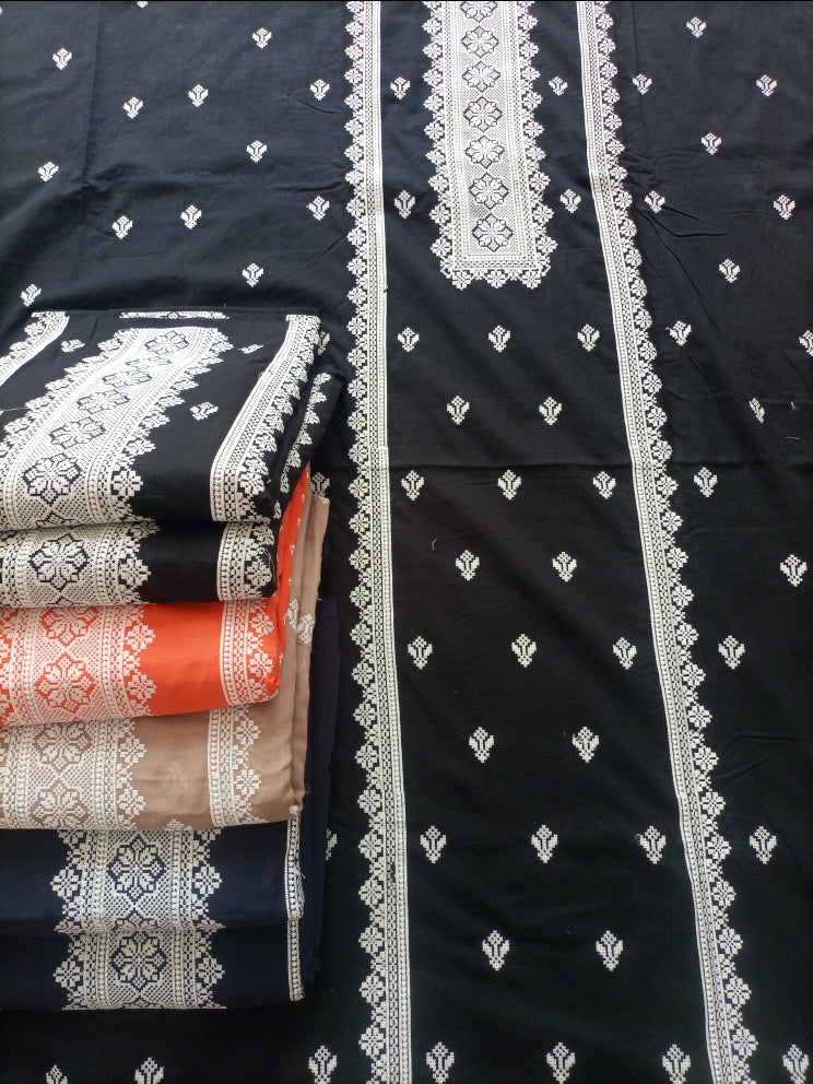 Lawn embroidered two piece
