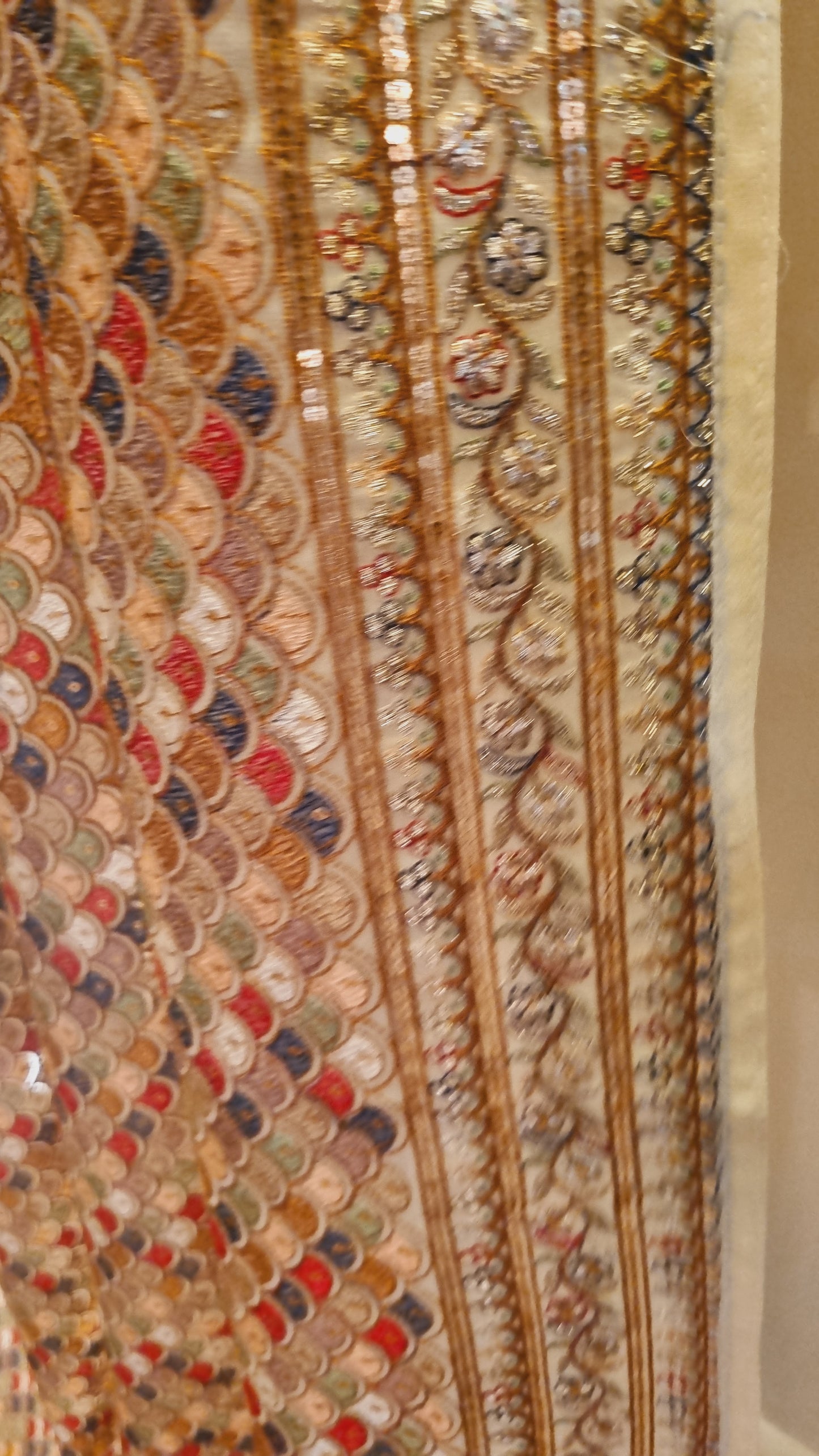 Embroidered dupata