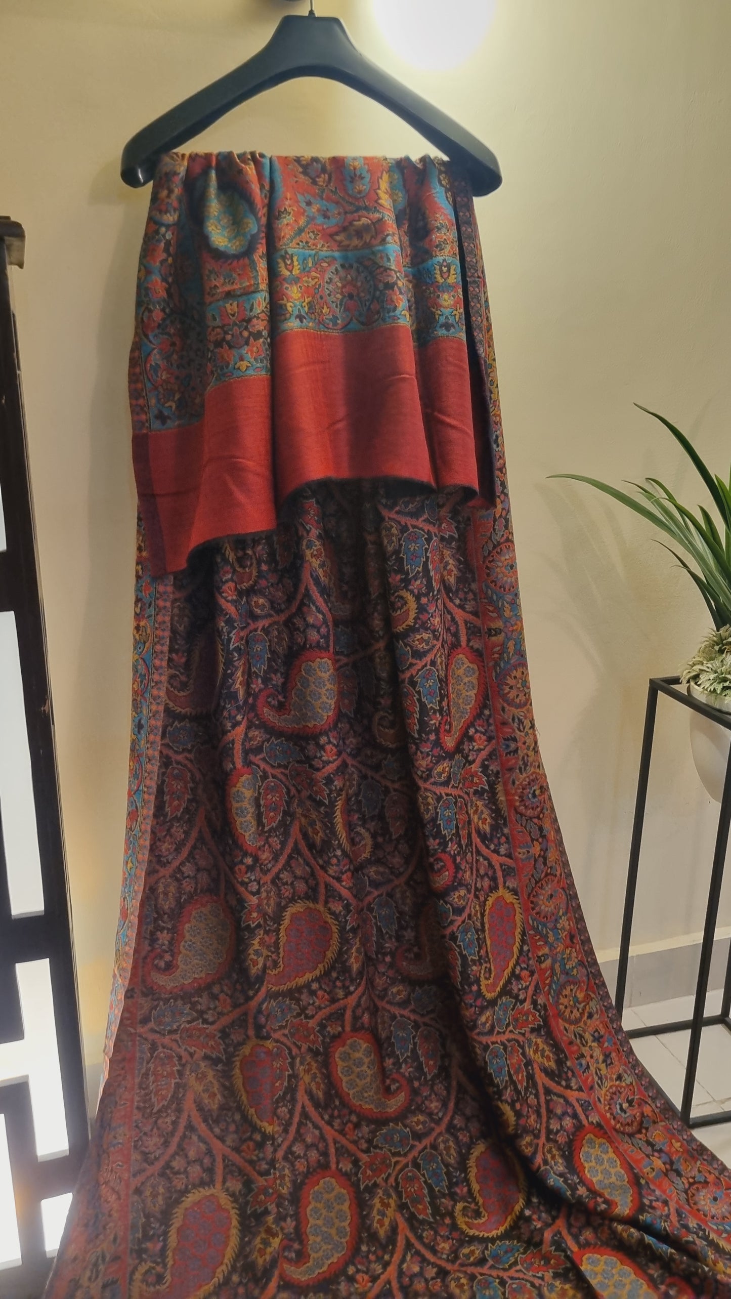 Reversible kaani shawl