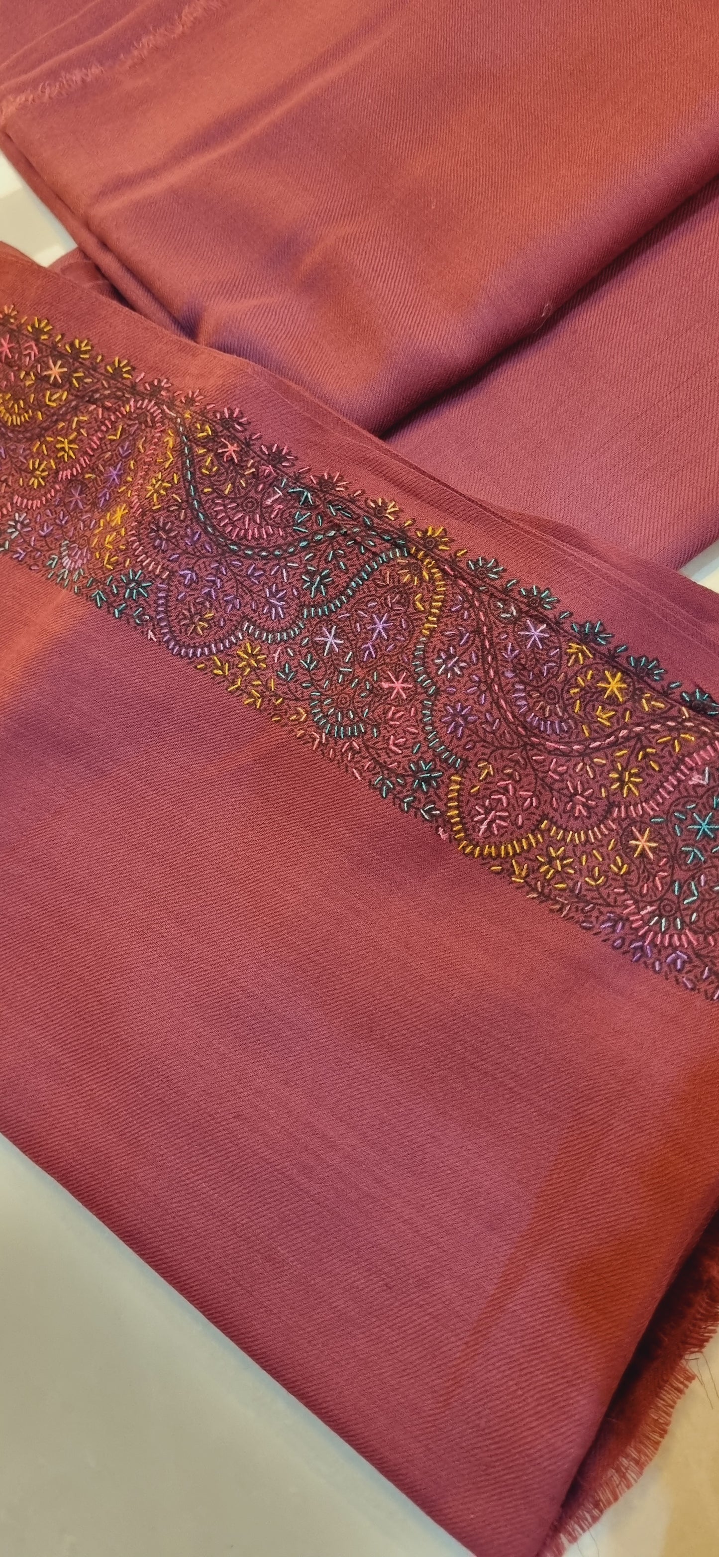 Three piece pashmina suit