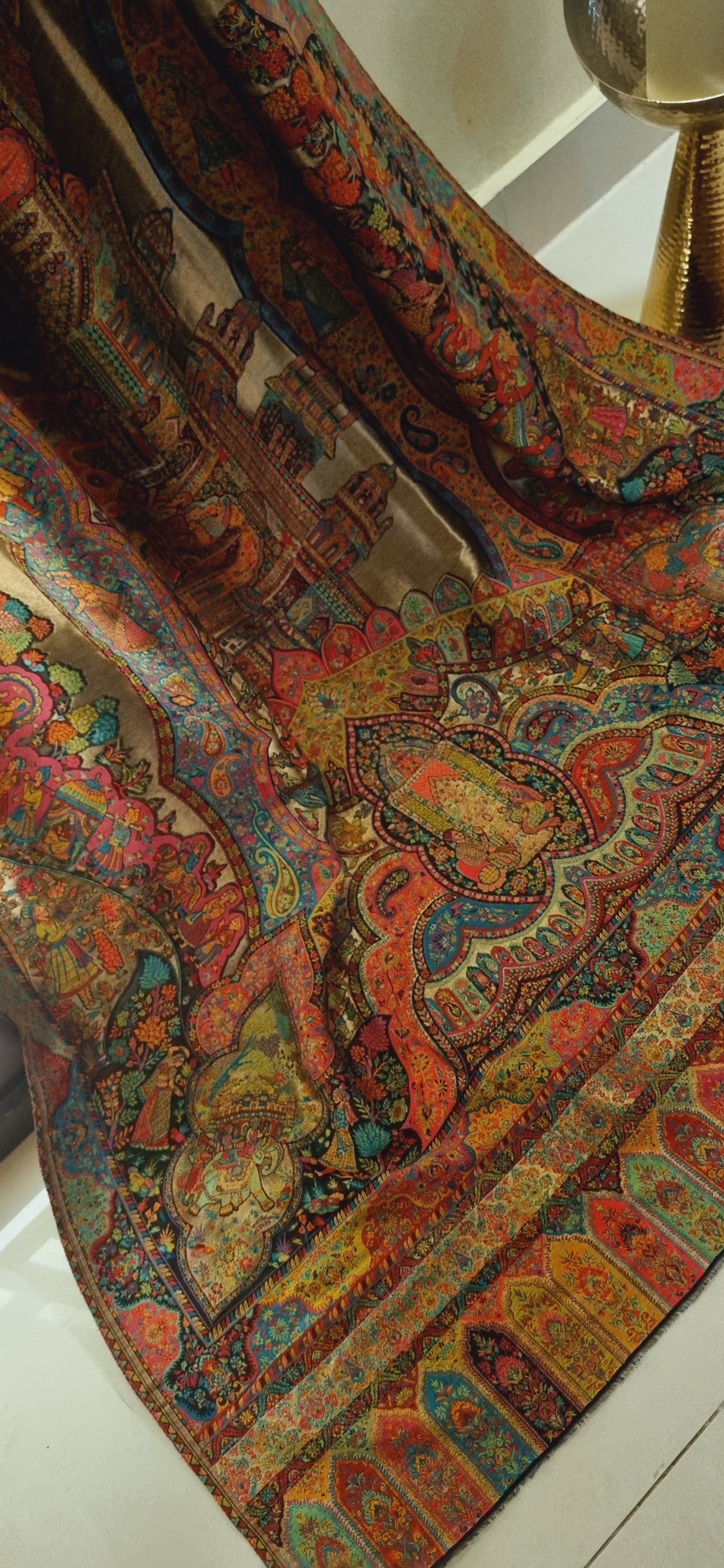 Moonlight kaani darbari pashmina