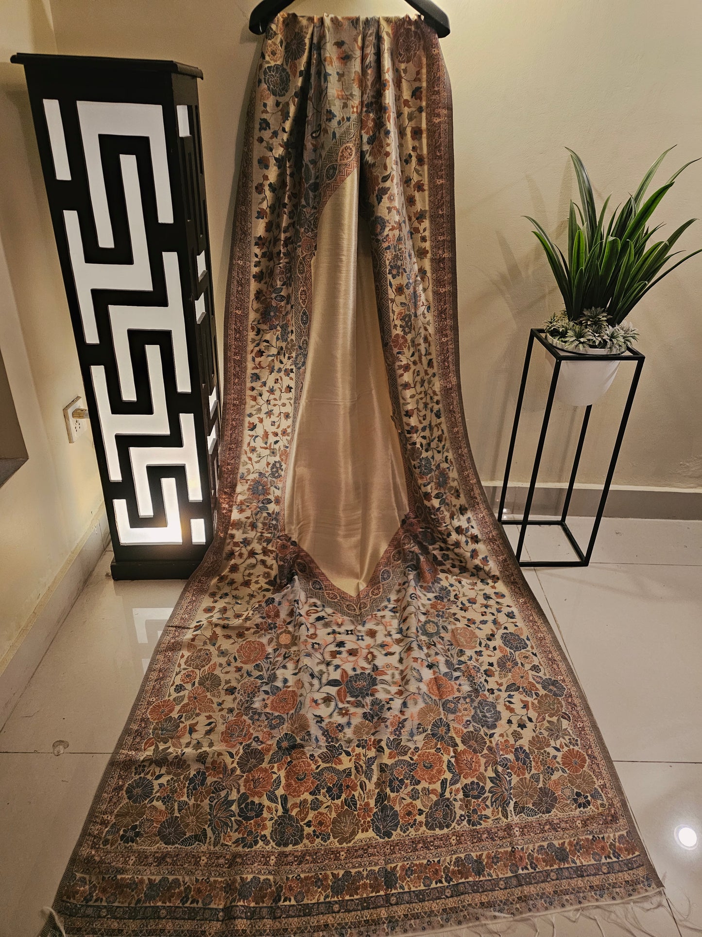 Silky moonlight kaani shawl