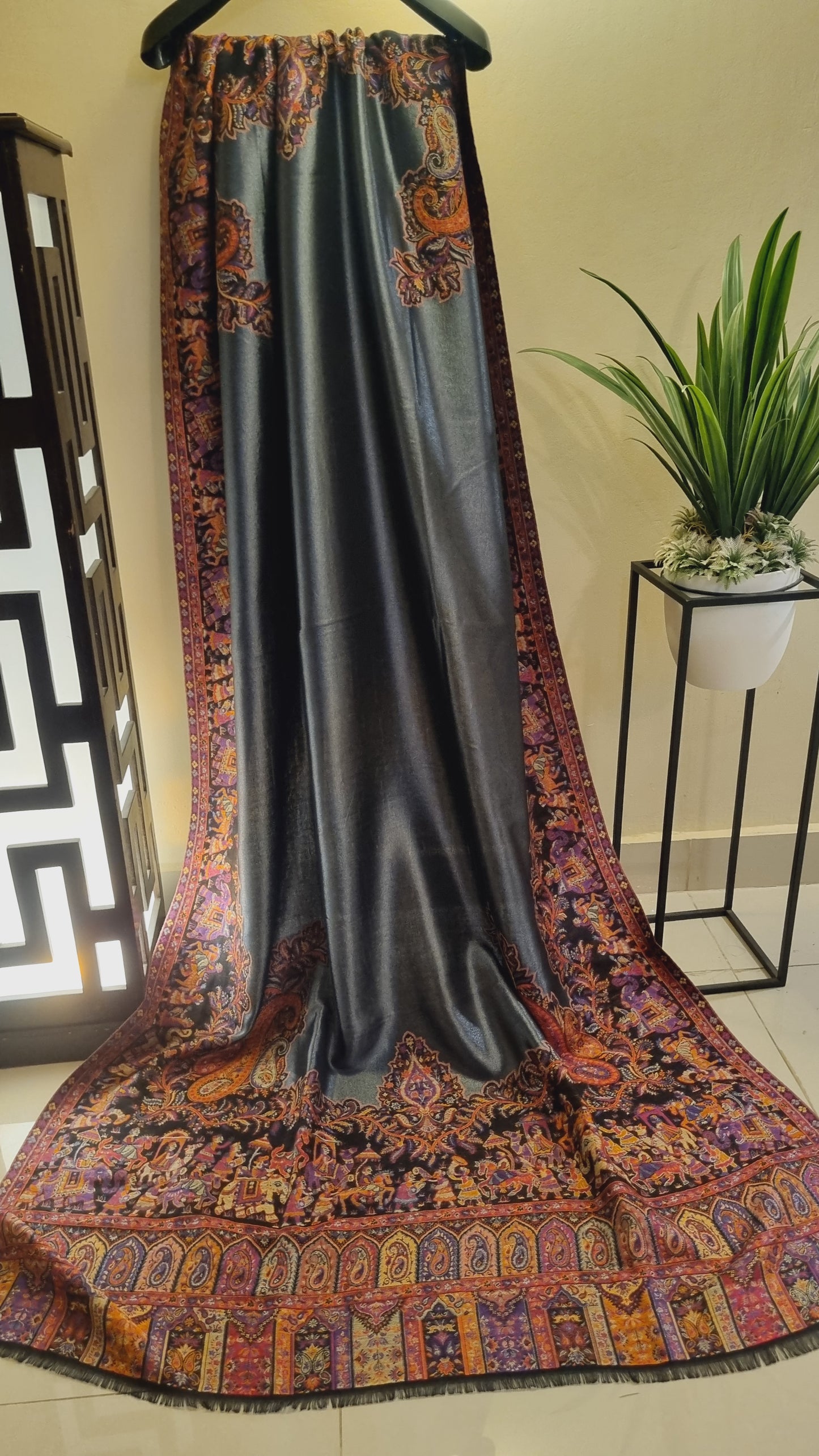 Gandhara moonlight pashmina kaani shawl